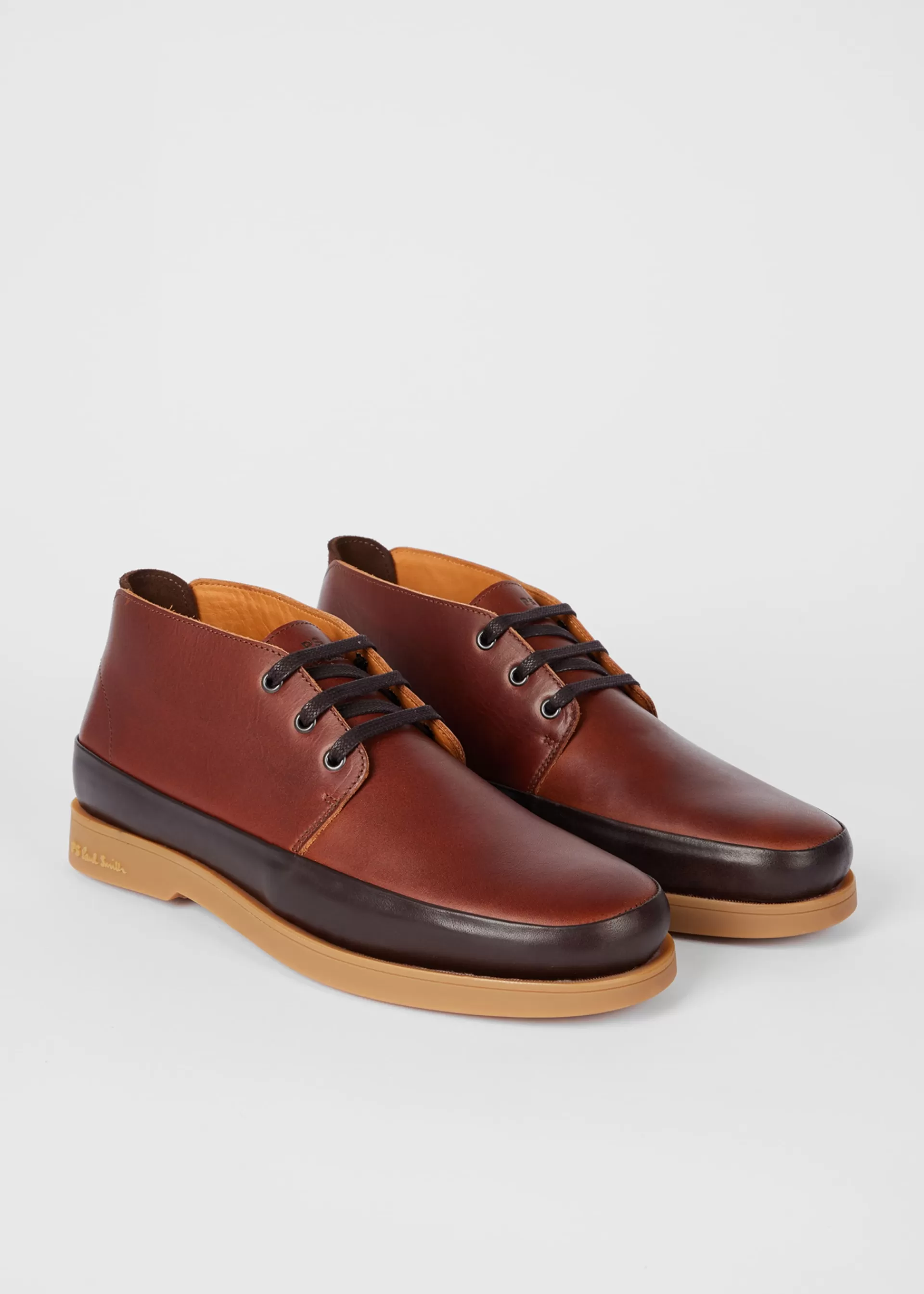 Leather 'Crane' Chukka Boots>Paul Smith Shop