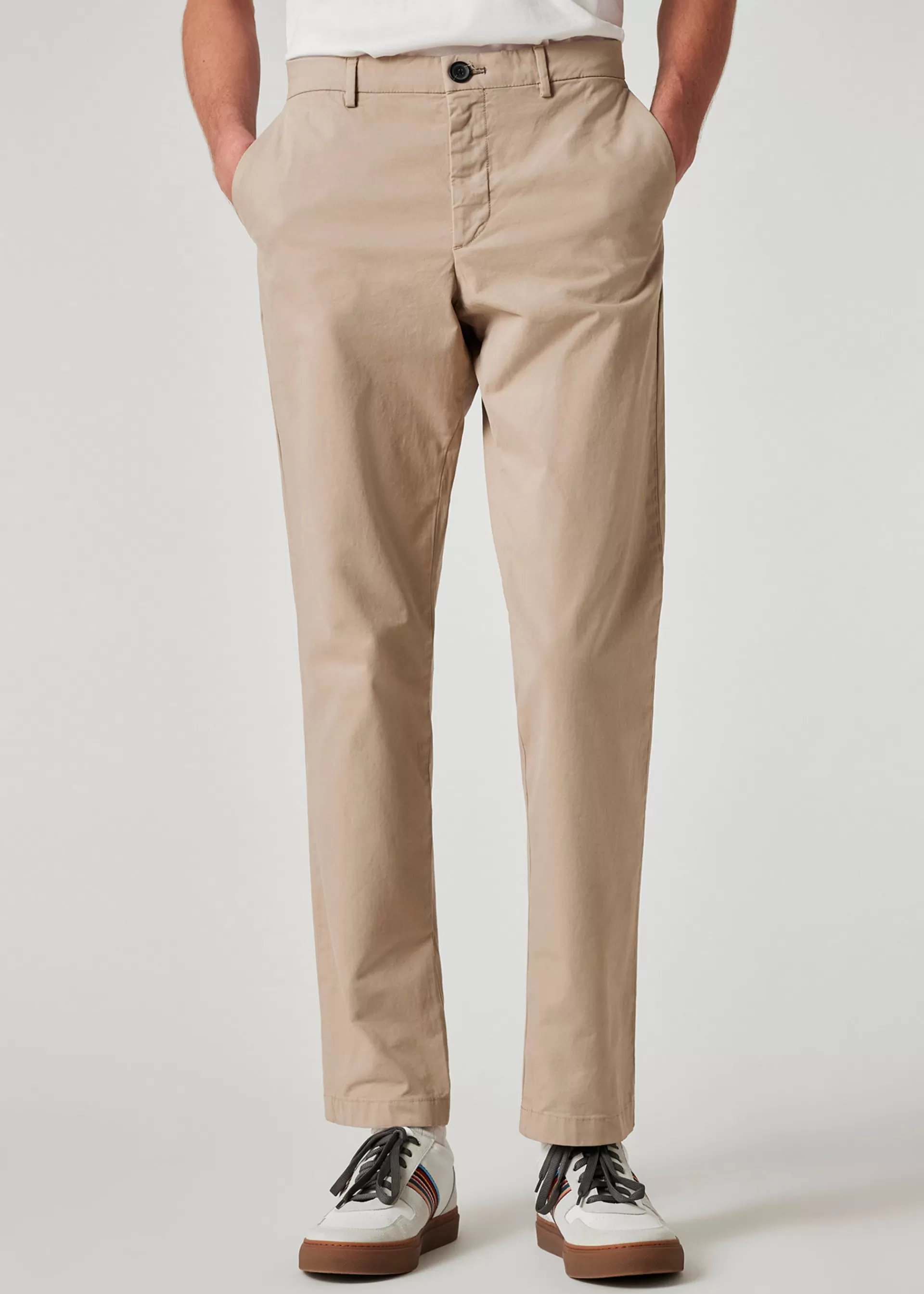 Mid-Fit 'Broad Stripe Zebra' Chinos>Paul Smith Online