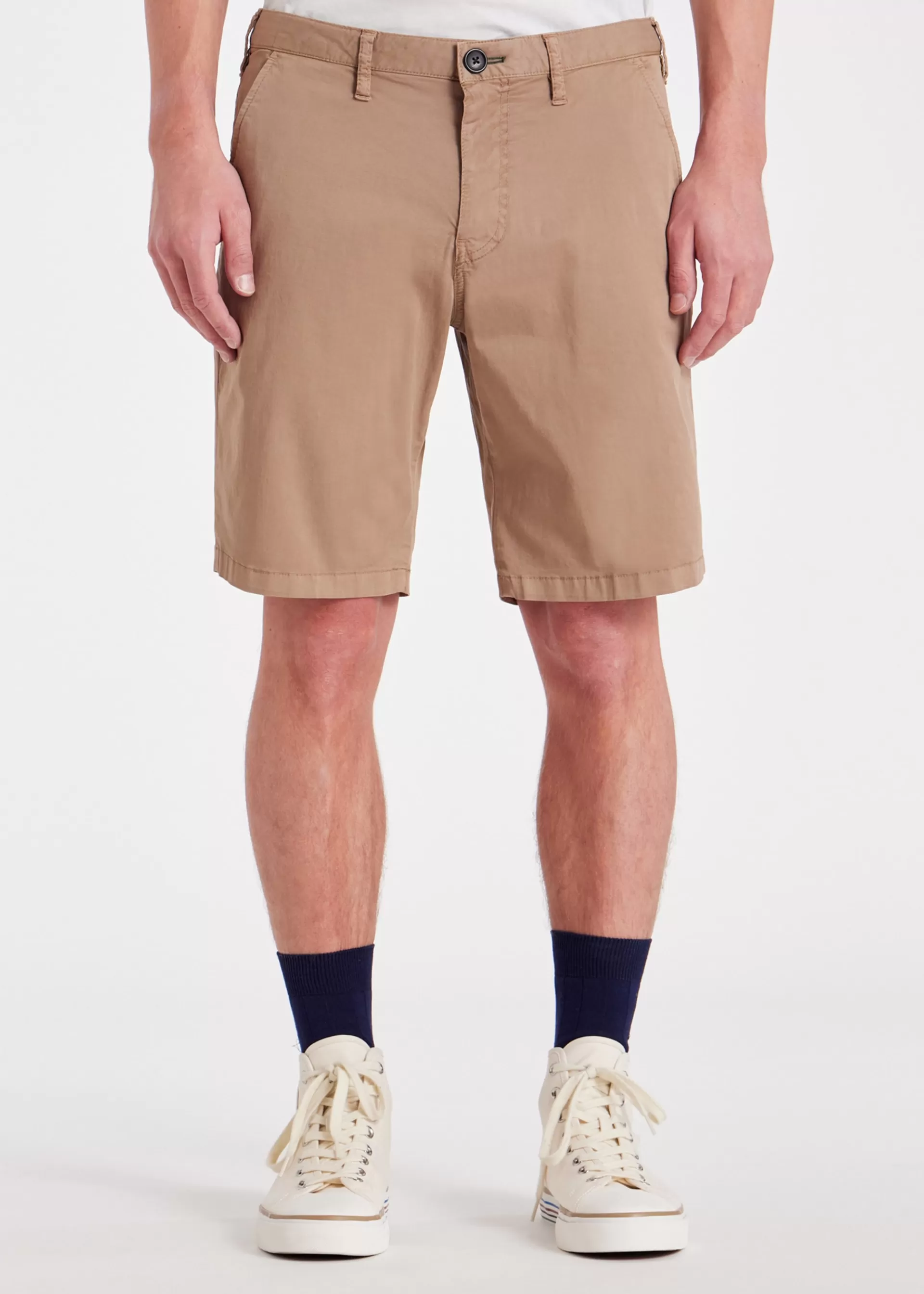 Stretch-Cotton Twill Shorts>Paul Smith Hot