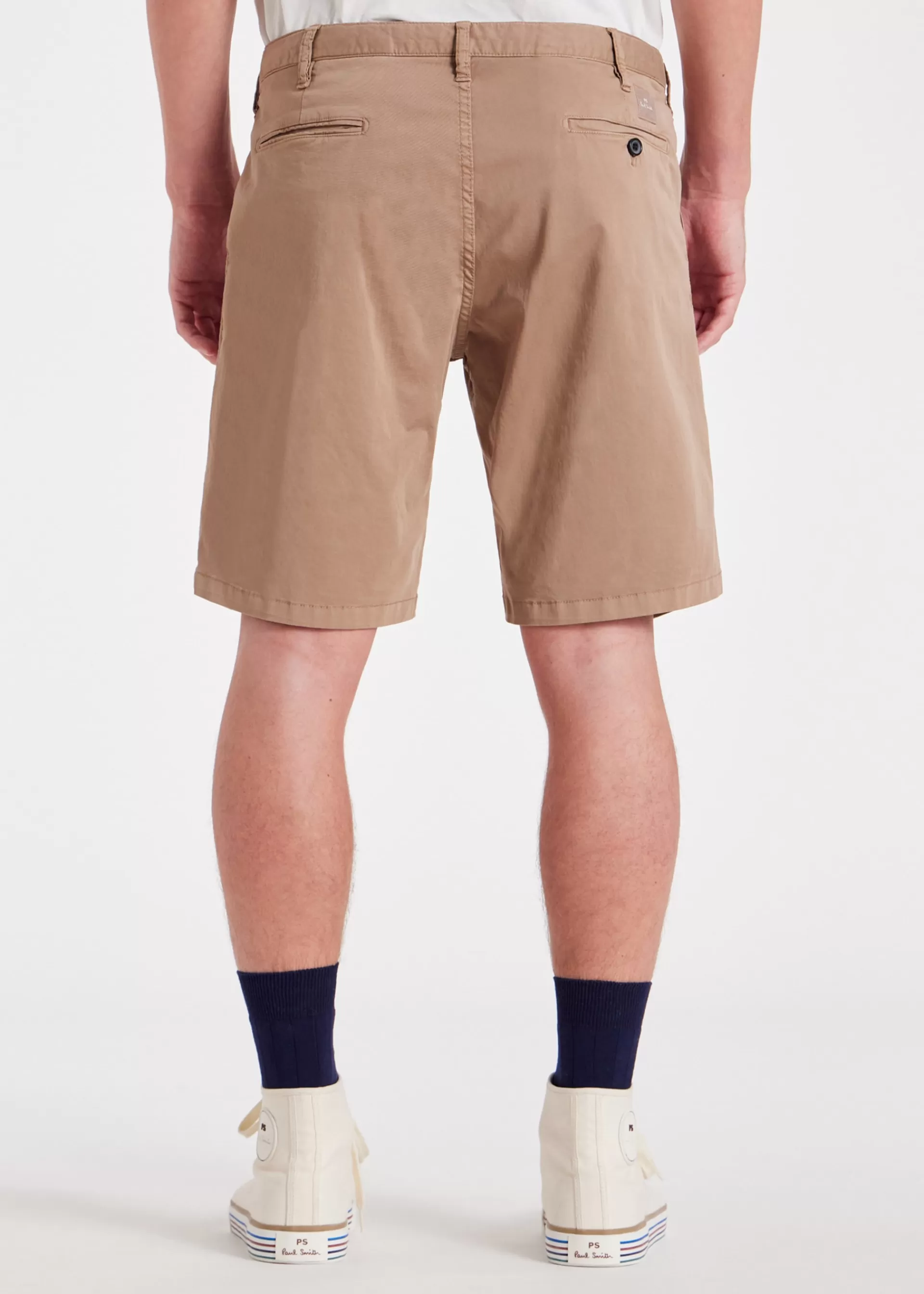 Stretch-Cotton Twill Shorts>Paul Smith Hot