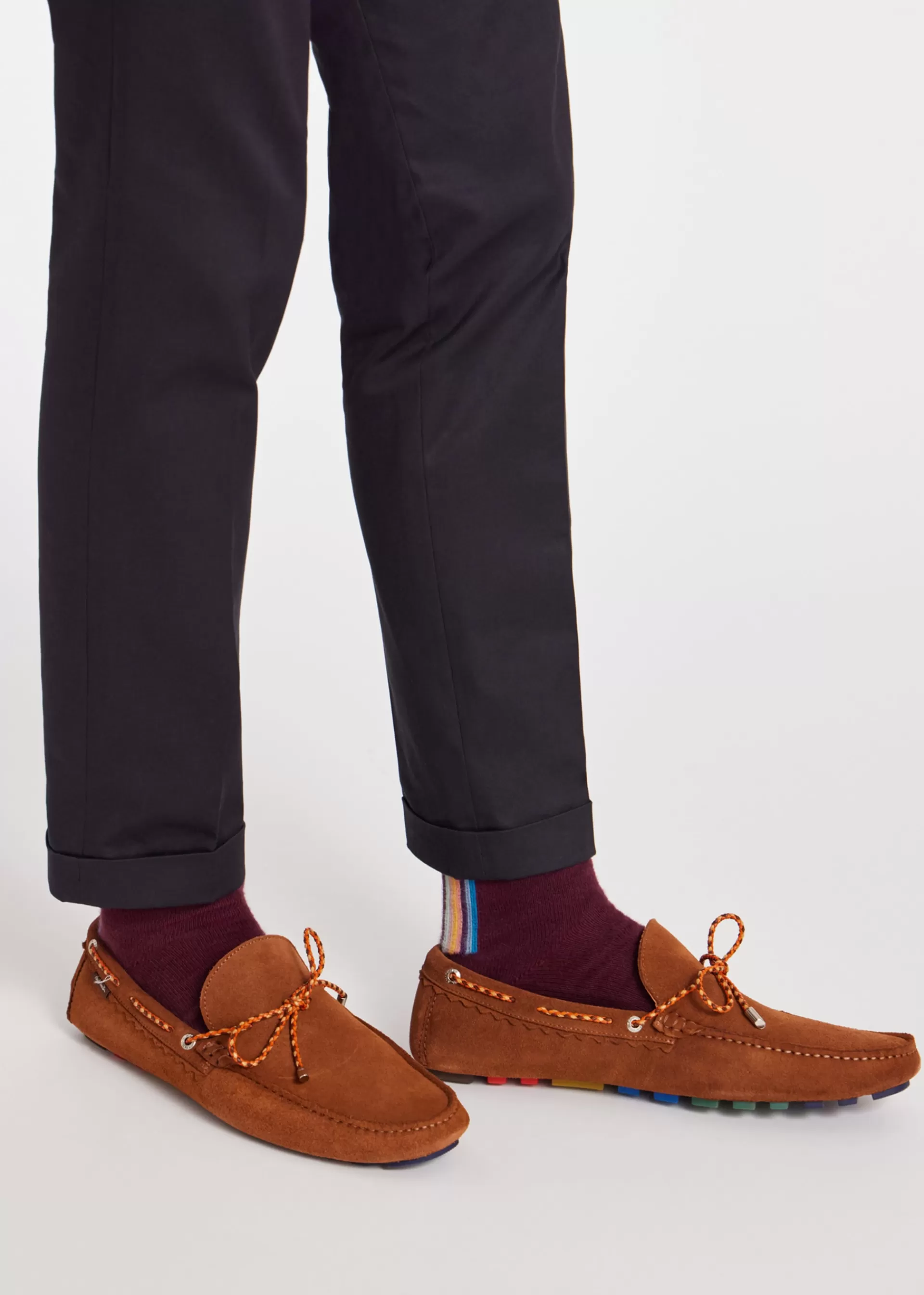 Suede 'Springfield' Driving Loafers>Paul Smith Online