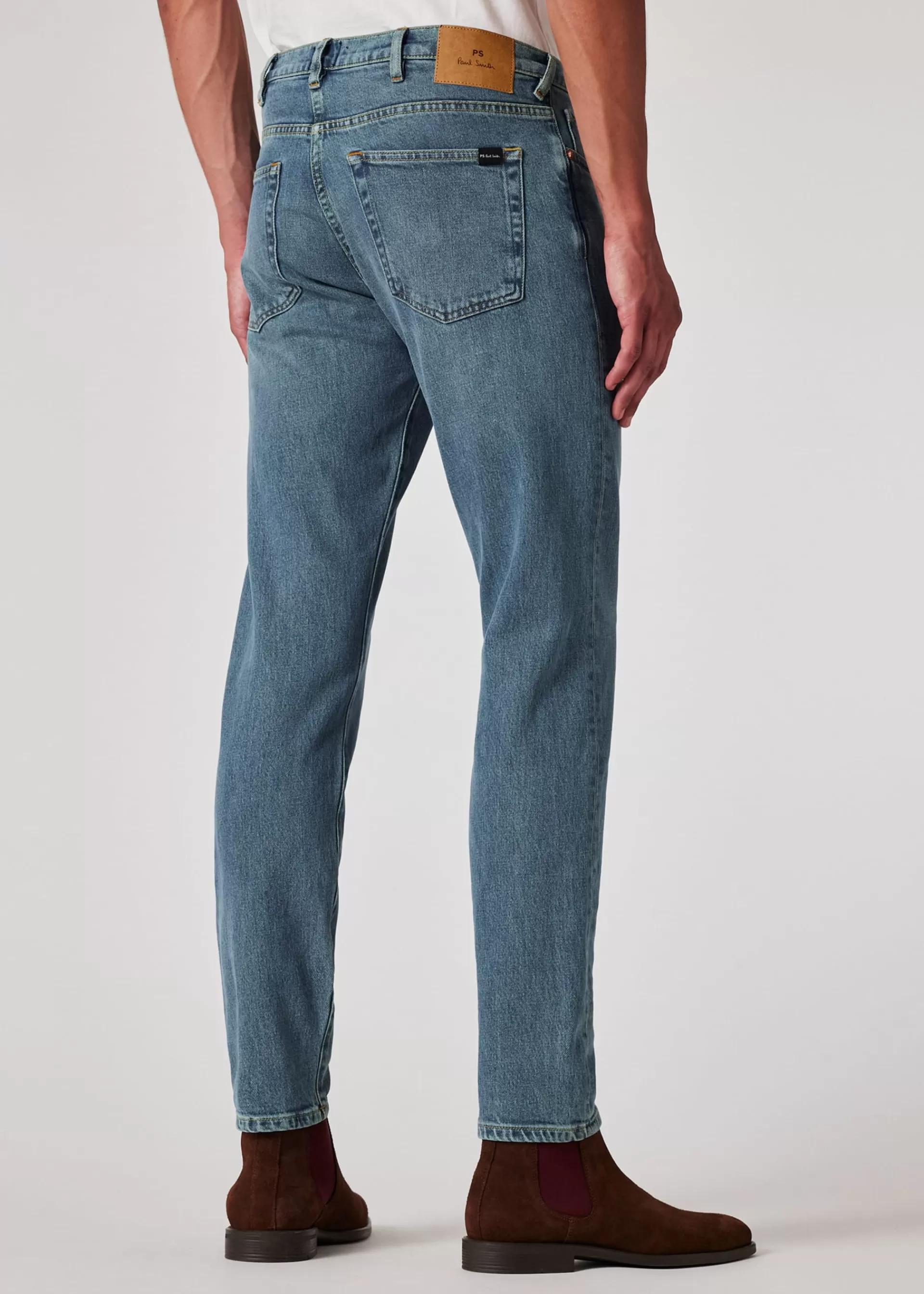 Tapered-Fit Antique Wash 'Organic Vintage Stretch' Jeans>Paul Smith Cheap