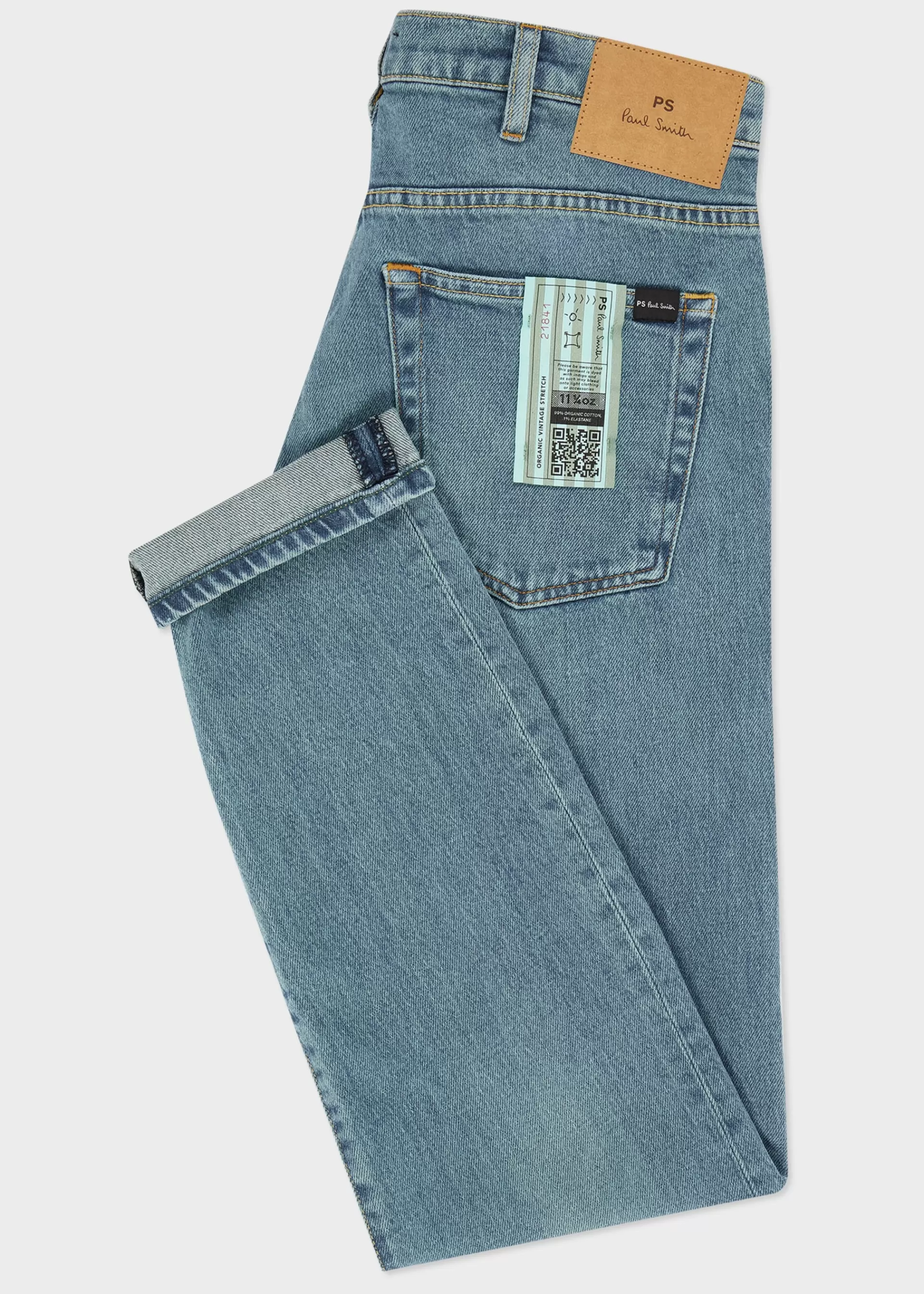 Tapered-Fit Antique Wash 'Organic Vintage Stretch' Jeans>Paul Smith Cheap