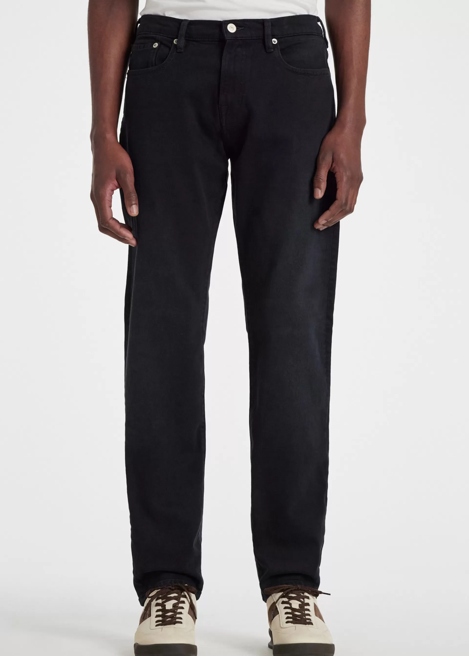 Tapered-Fit Mid-Wash Stretch Jeans>Paul Smith Cheap