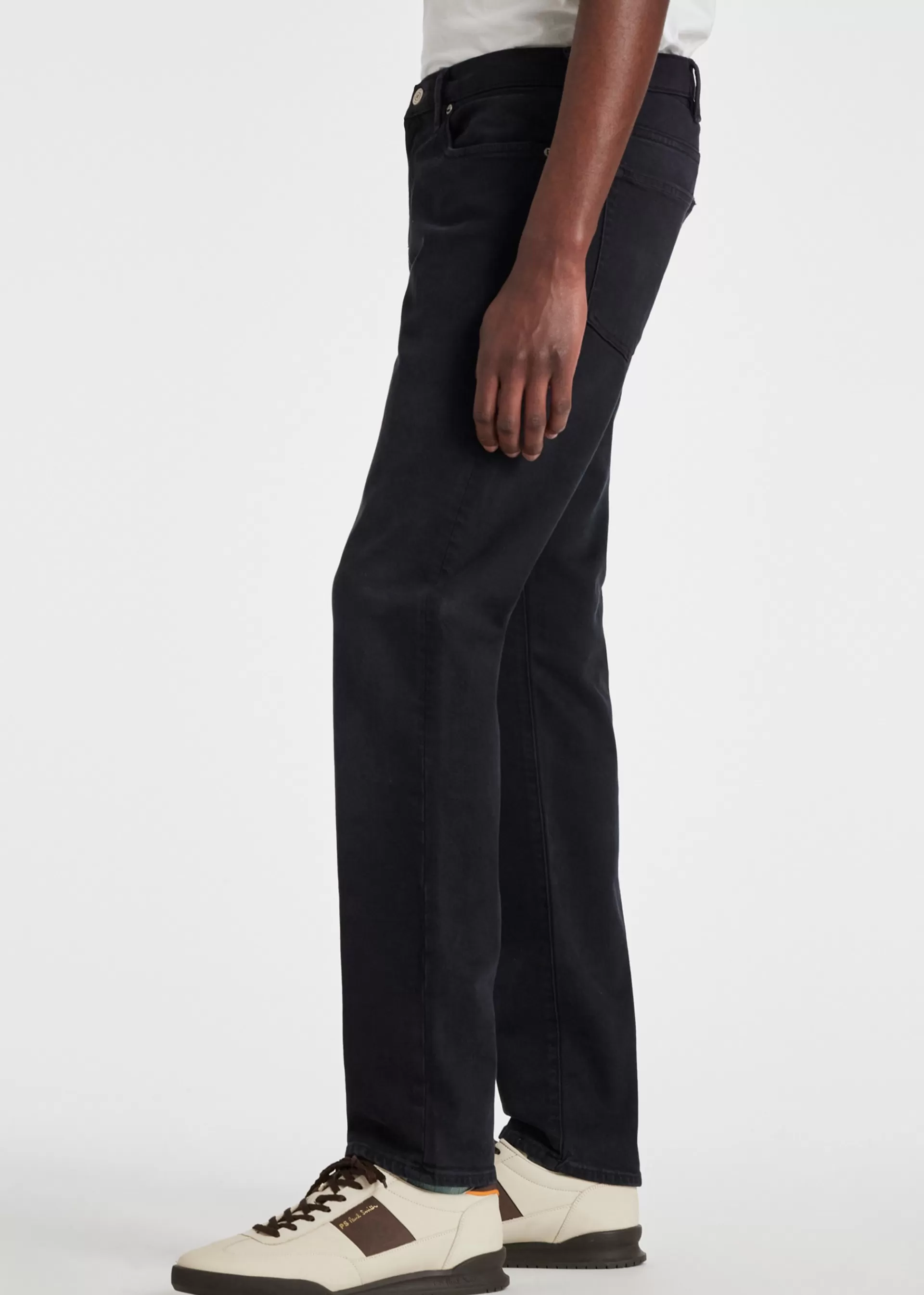 Tapered-Fit Mid-Wash Stretch Jeans>Paul Smith Cheap