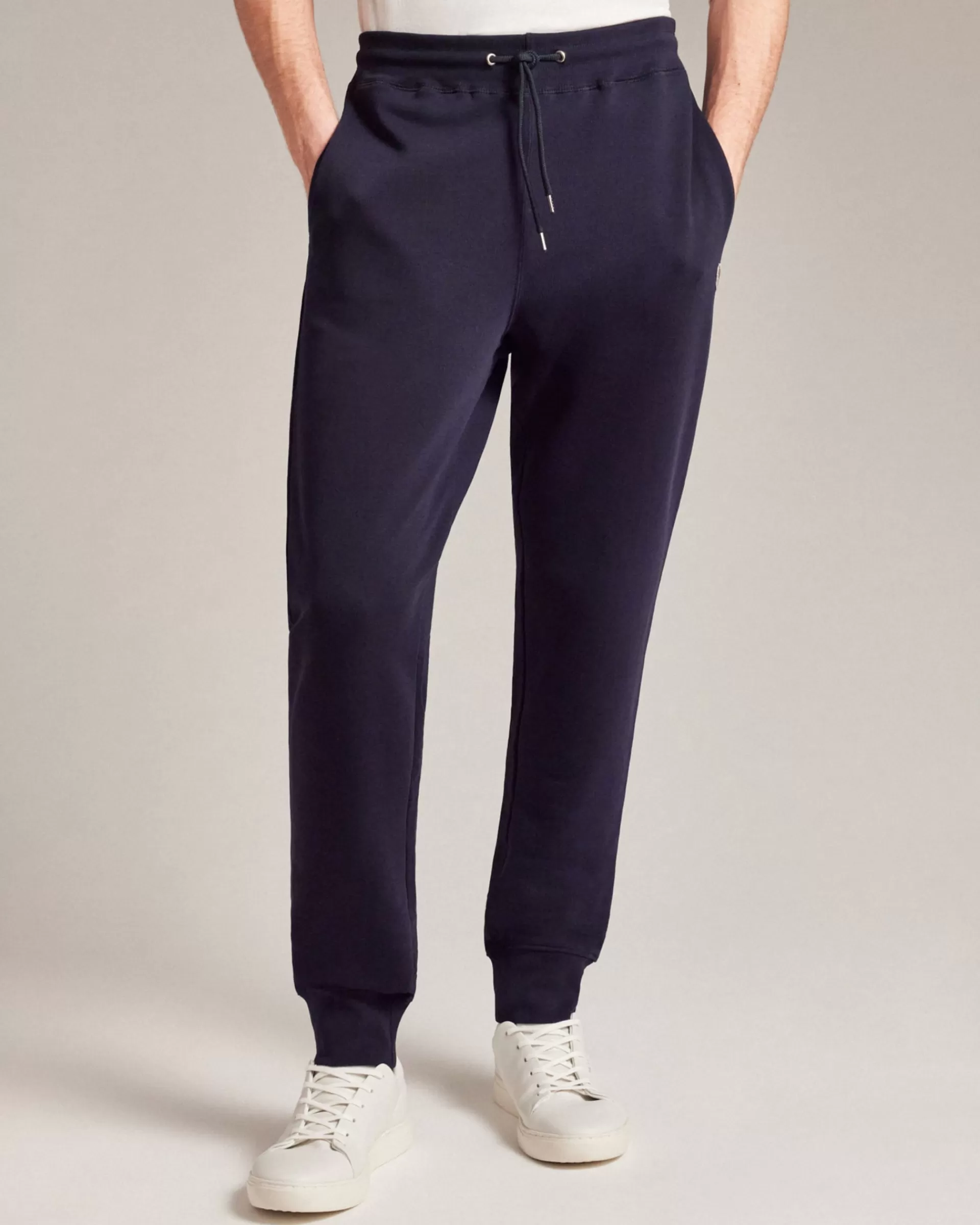 Tapered-Fit Dark Navy Zebra Logo Cotton Sweatpants>Paul Smith Clearance