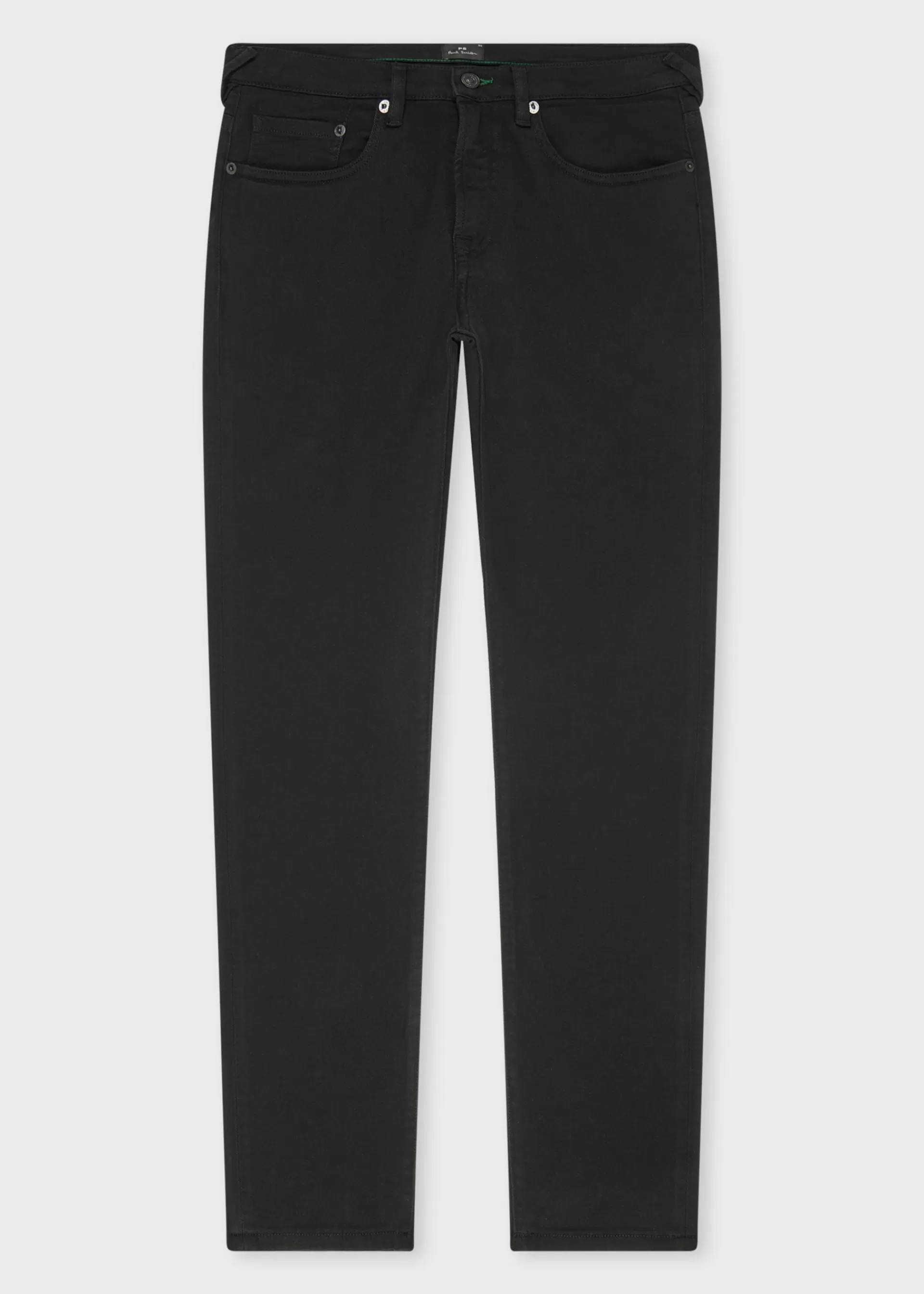 Tapered-Fit Mid Black Garment-Dyed Organic Cotton-Stretch Jeans>Paul Smith Cheap