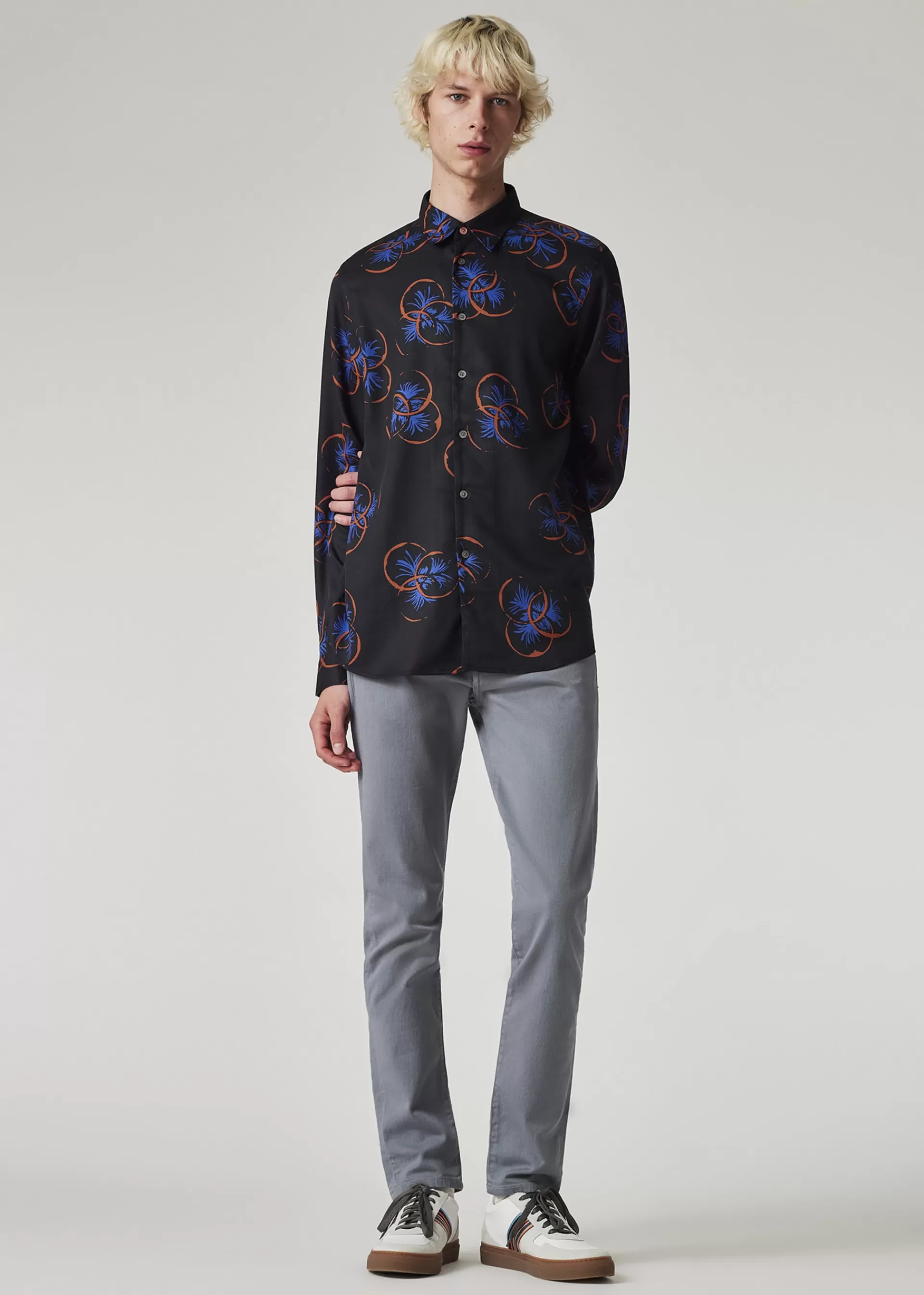 Tapered-Fit Mid Grey Garment-Dyed Organic Cotton-Stretch Jeans>Paul Smith Best