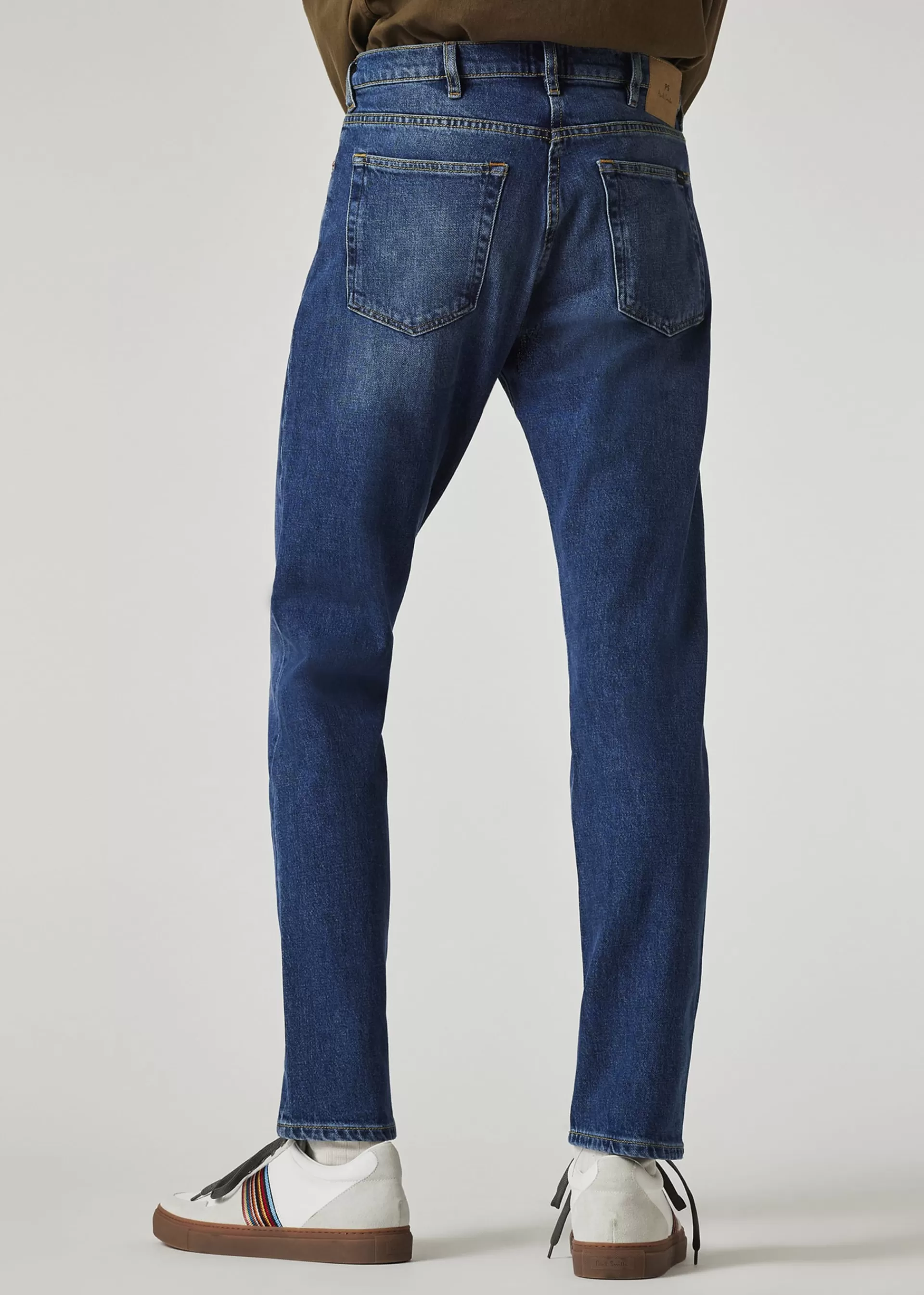 Tapered-Fit Organic Vintage Stretch Jeans>Paul Smith Clearance