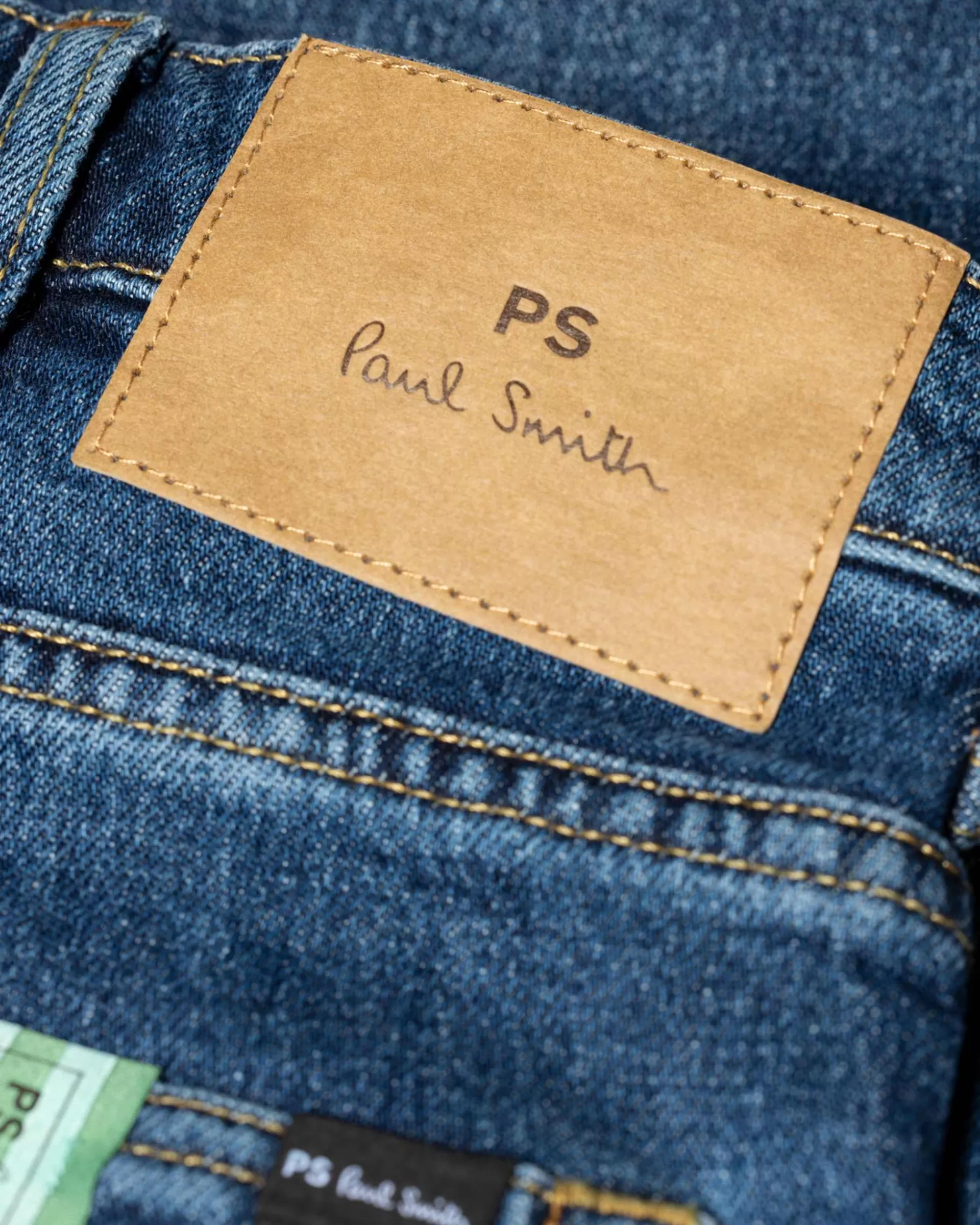 Tapered-Fit Organic Vintage Stretch Jeans>Paul Smith Clearance