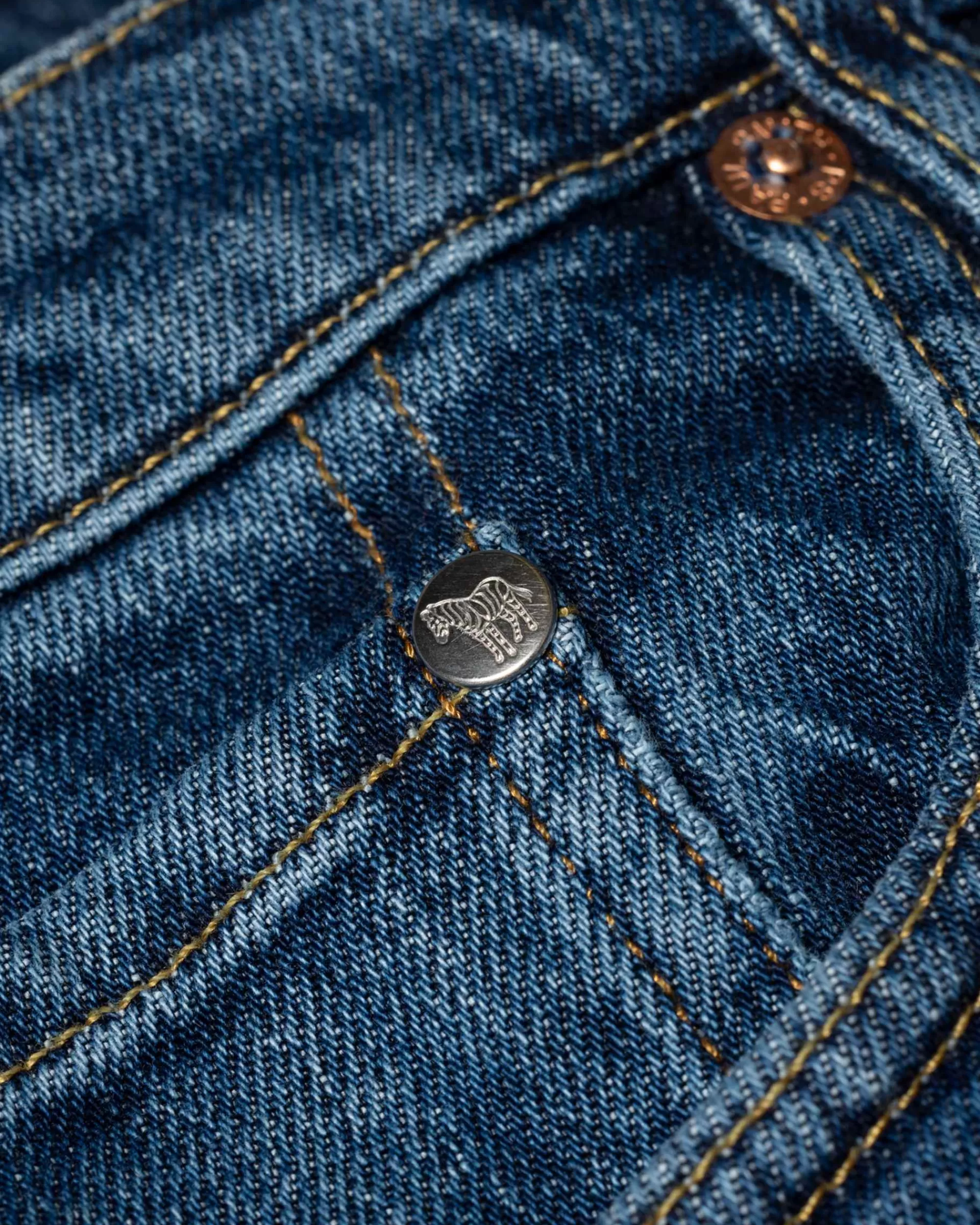 Tapered-Fit Organic Vintage Stretch Jeans>Paul Smith Clearance