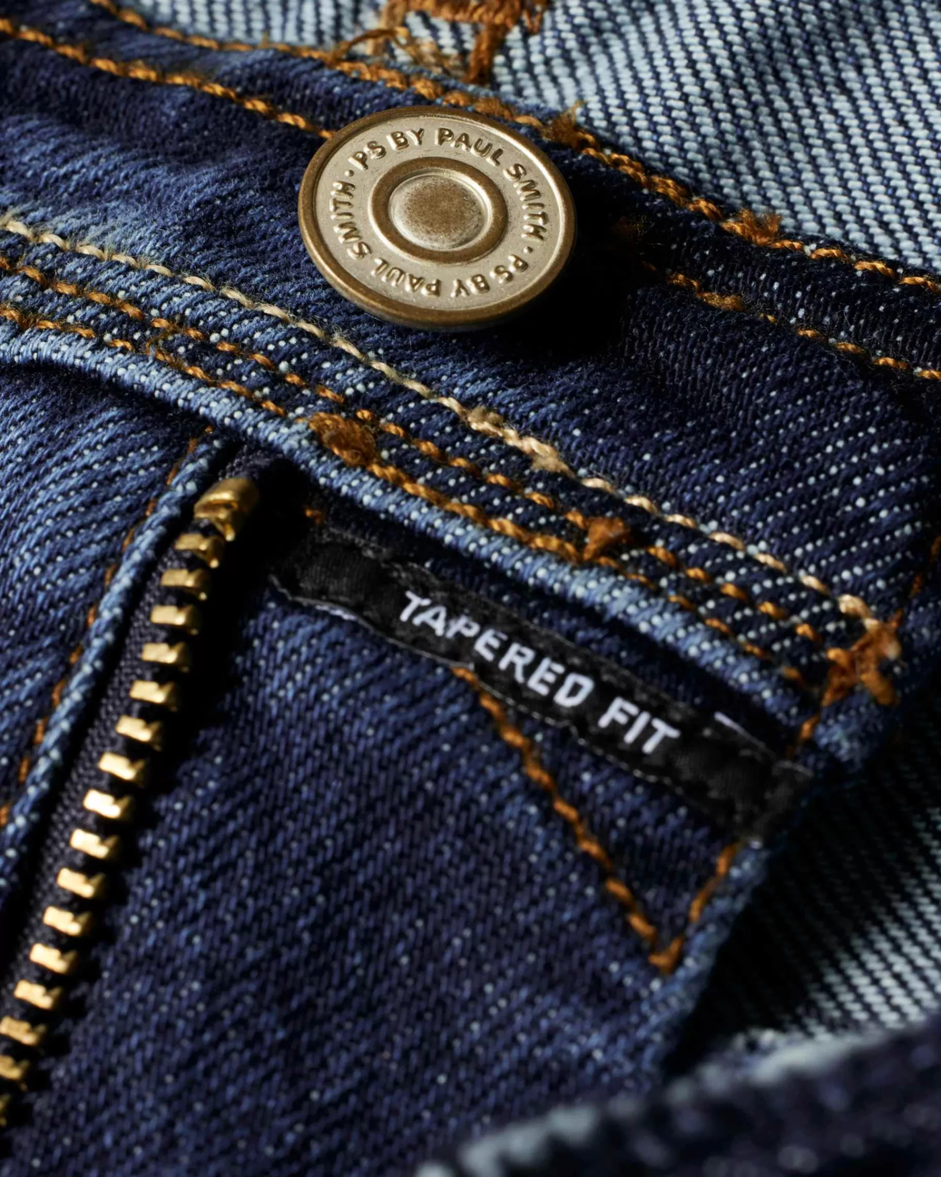 Tapered-Fit 'Organic Vintage Stretch' Dark-Wash Jeans>Paul Smith Discount