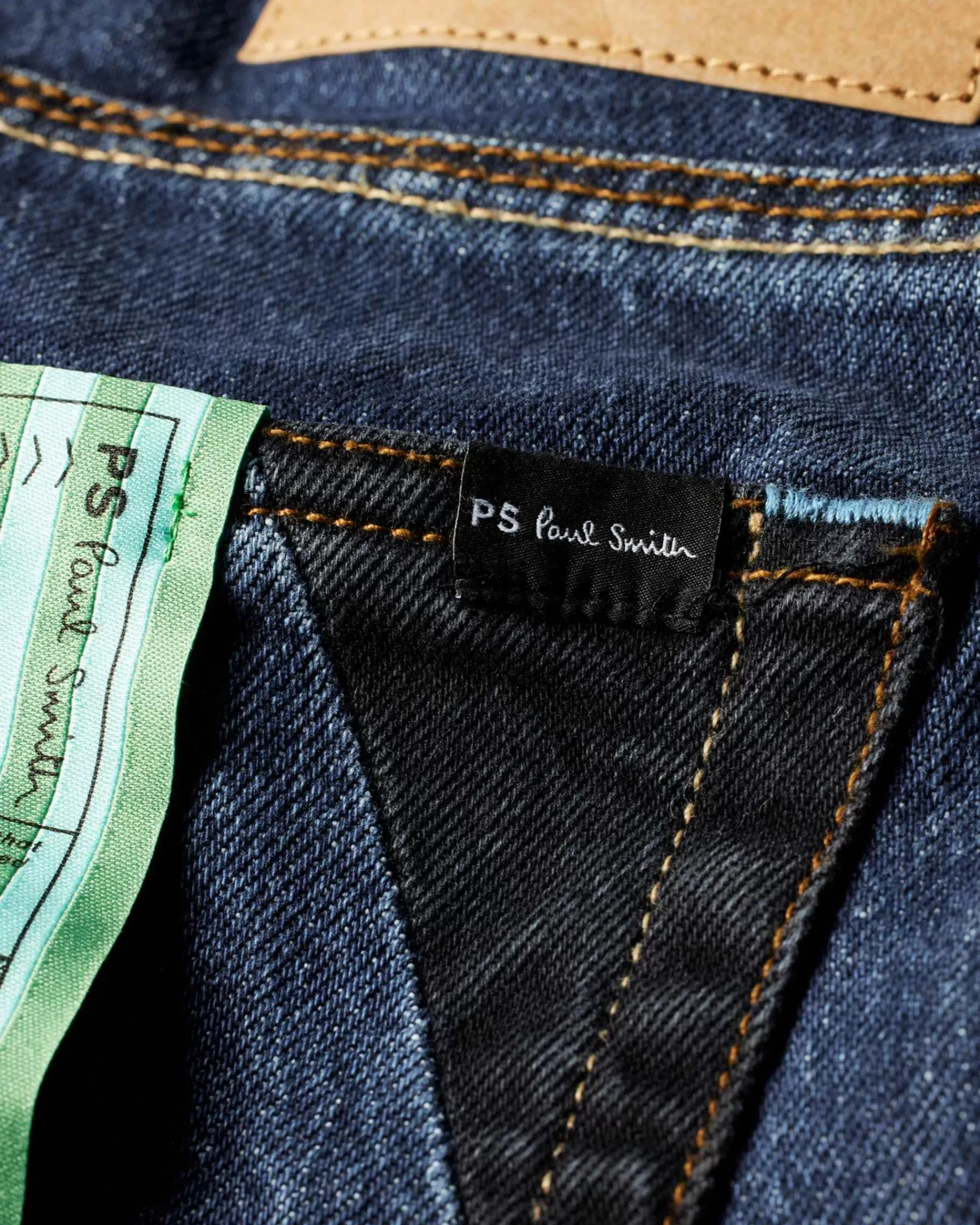 Tapered-Fit 'Organic Vintage Stretch' Dark-Wash Jeans>Paul Smith Discount