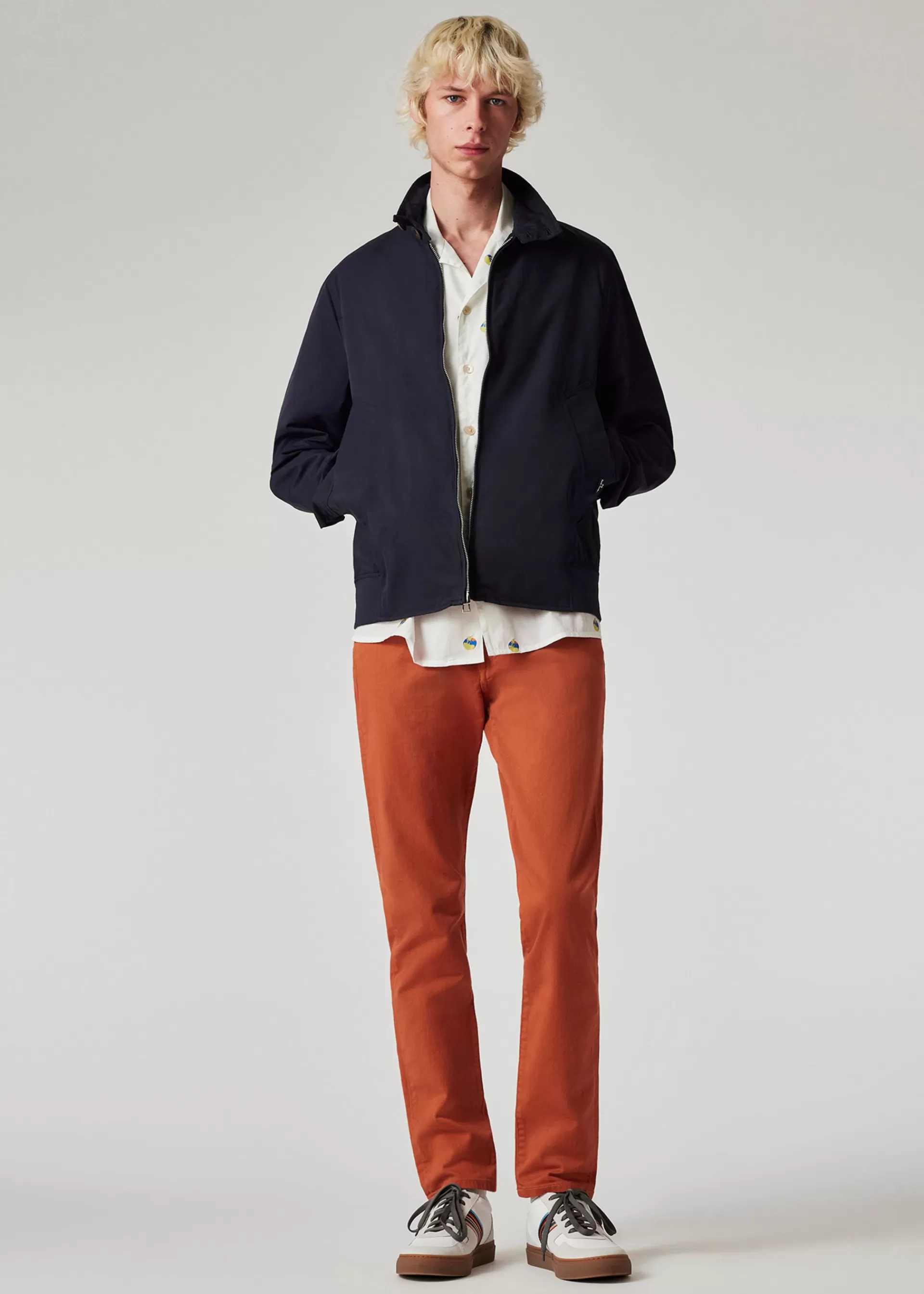 Tapered-Fit Garment-Dyed Organic Cotton-Stretch Jeans>Paul Smith Cheap