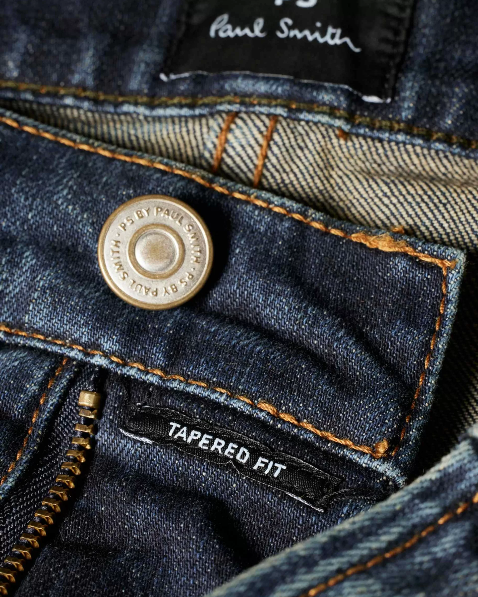 Tapered-Fit 'Crosshatch Stretch' Jeans>Paul Smith Clearance