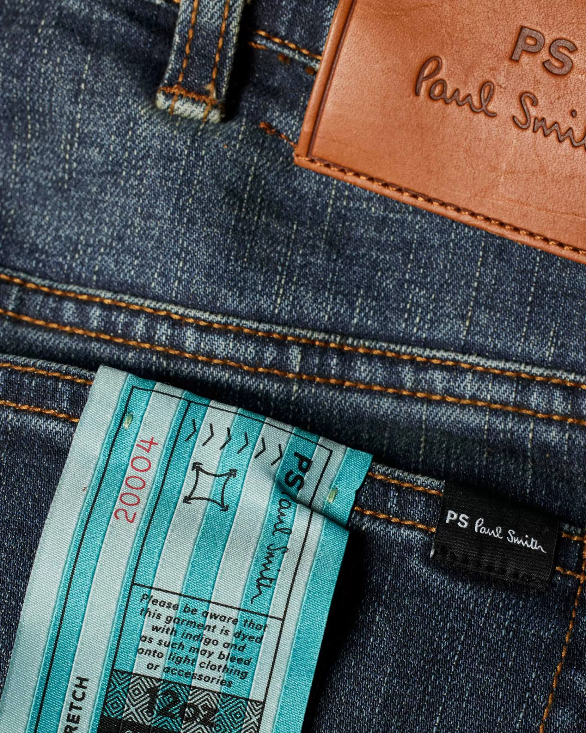 Tapered-Fit 'Crosshatch Stretch' Jeans>Paul Smith Clearance