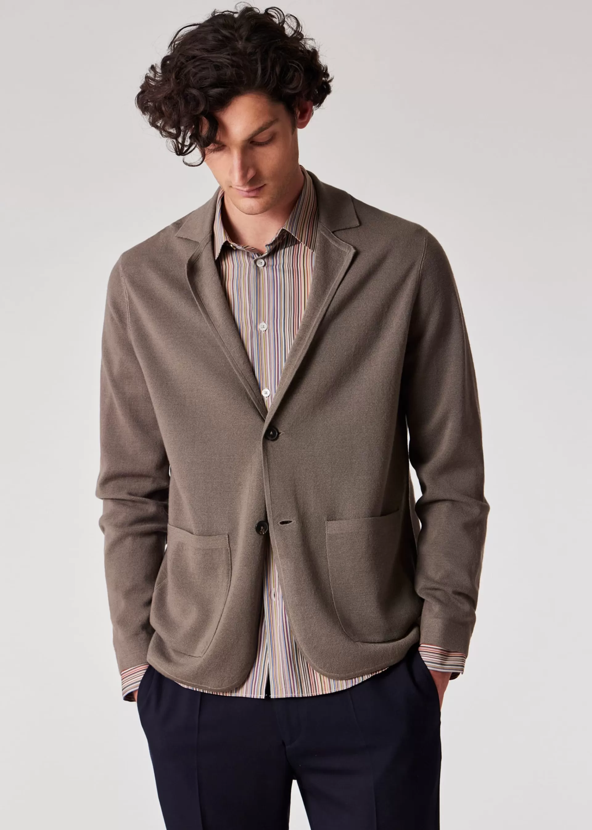 Merino Wool Cardigan Blazer>Paul Smith Shop
