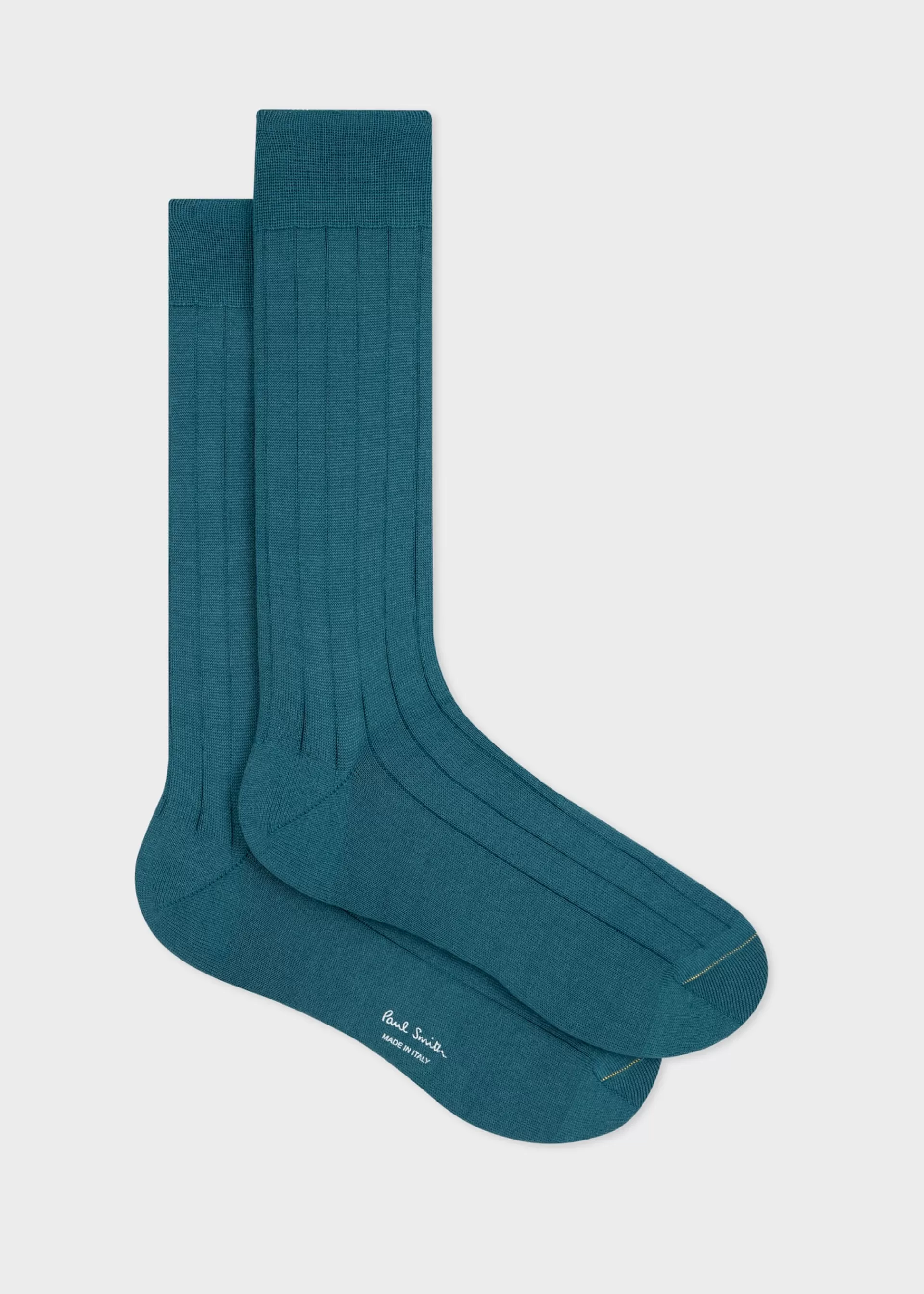 Cotton-Blend Ribbed Socks>Paul Smith Hot