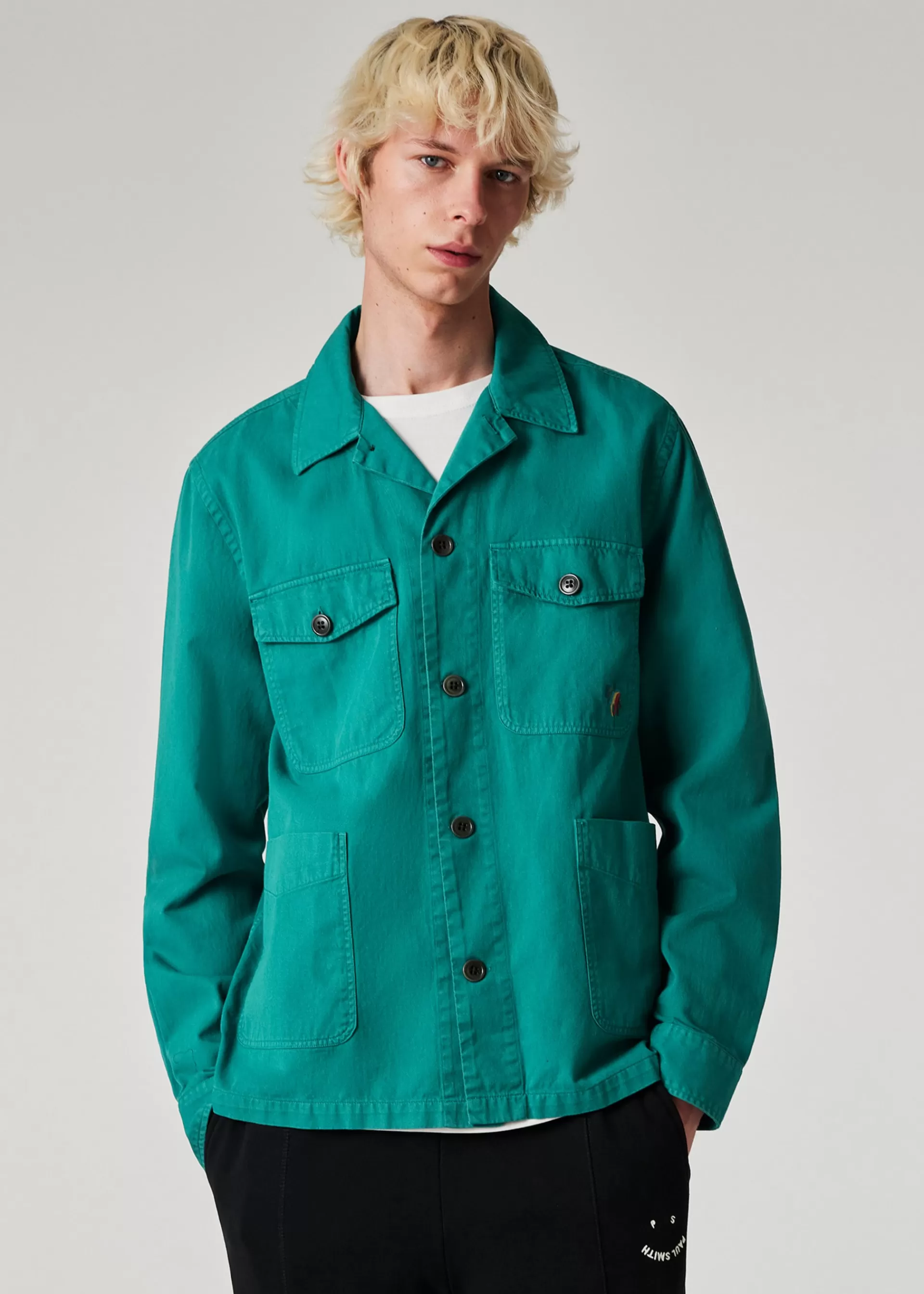 Cotton-Twill 'Broad Stripe Zebra' Work Jacket>Paul Smith Fashion