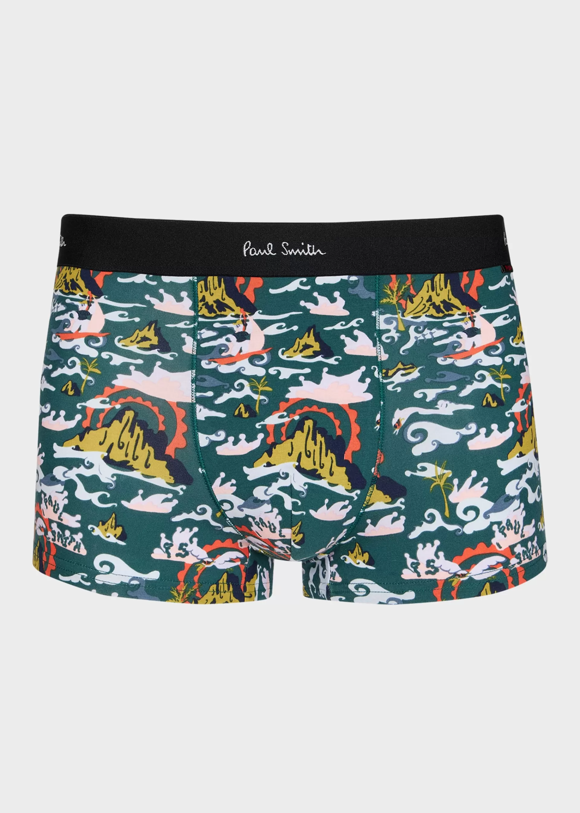 Teal ' Print Boxer Briefs>Paul Smith Store