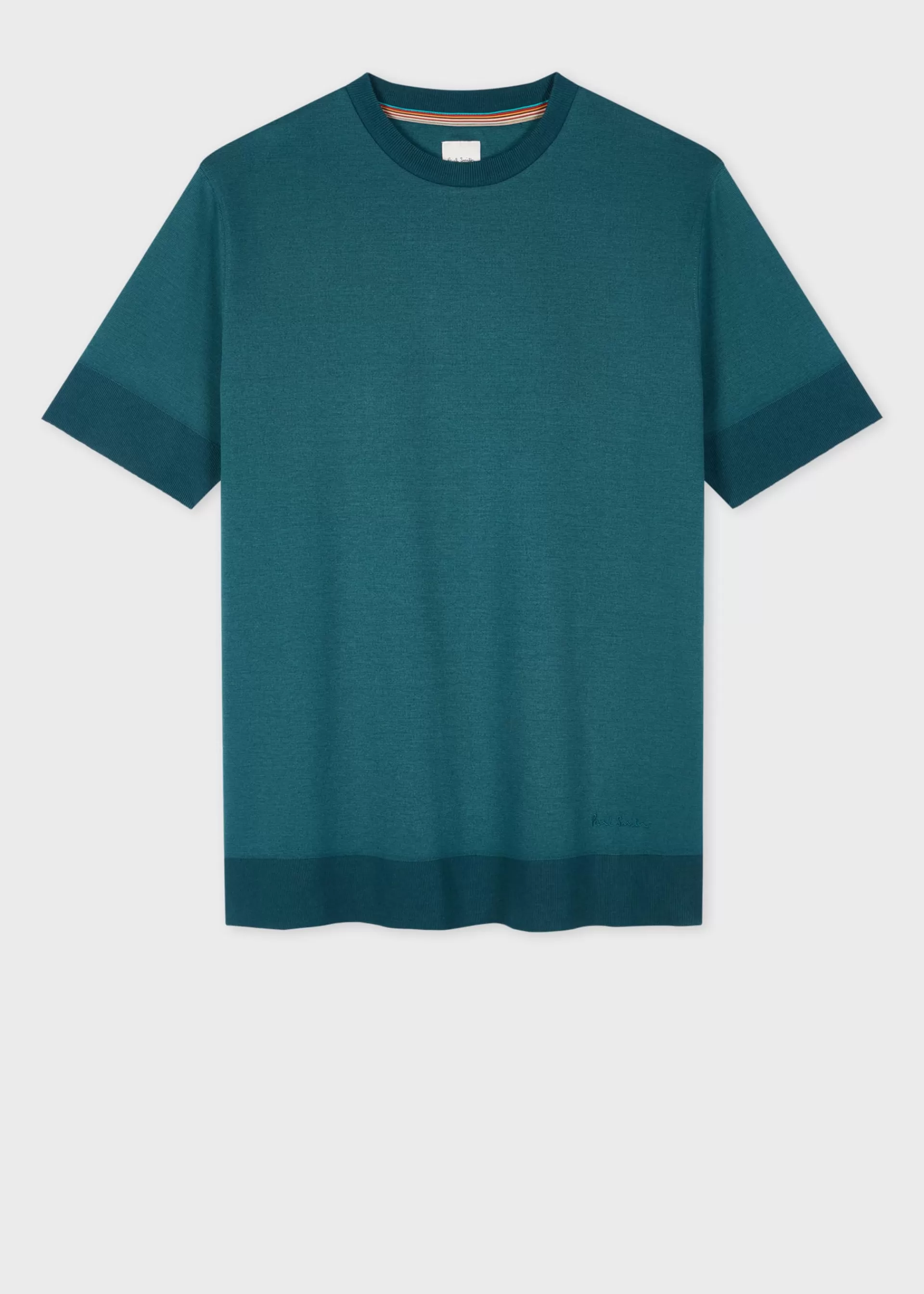 Lyocell-Cotton Knitted T-Shirt>Paul Smith Discount