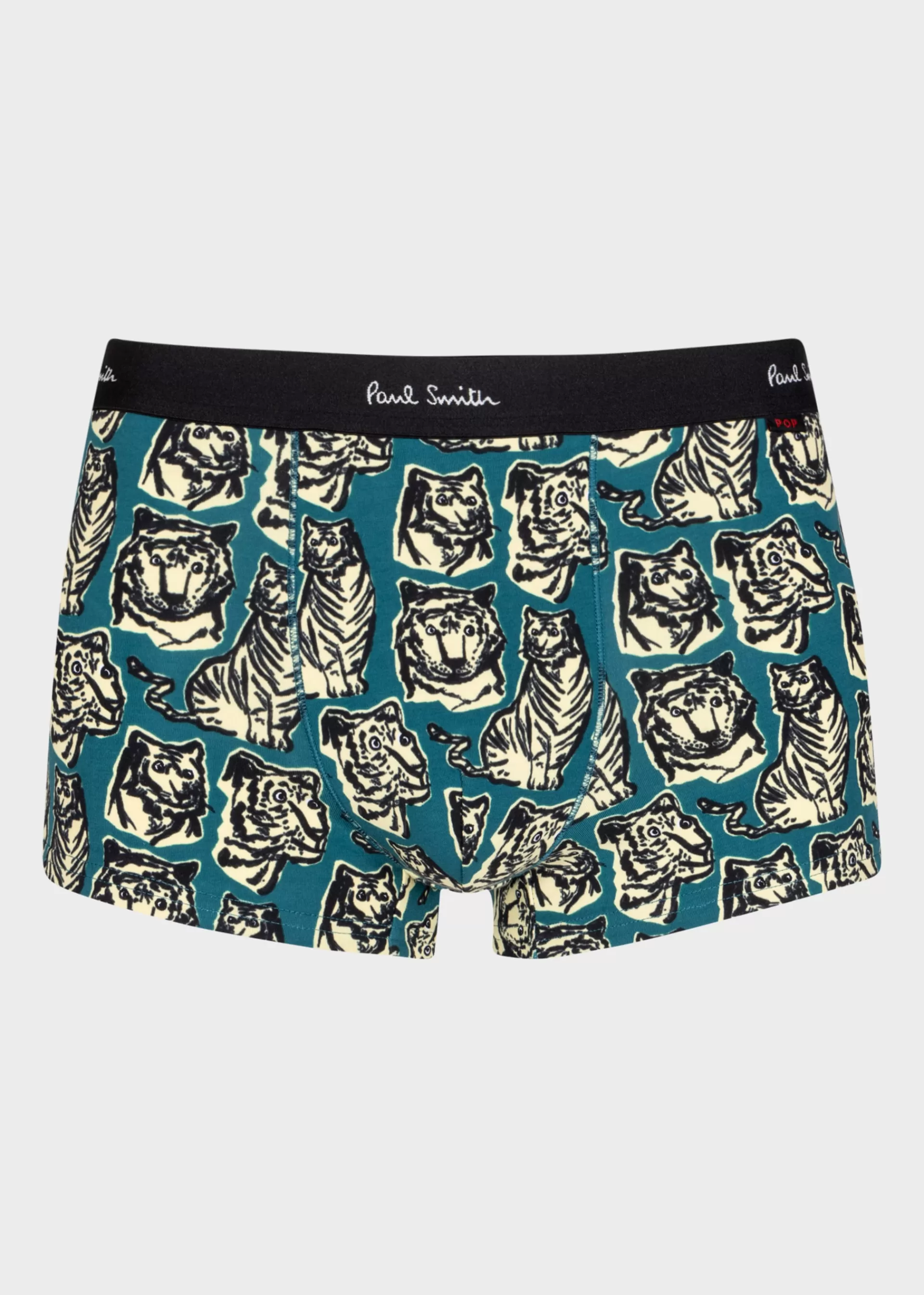 Teal ' Print Boxer Briefs>Paul Smith Shop