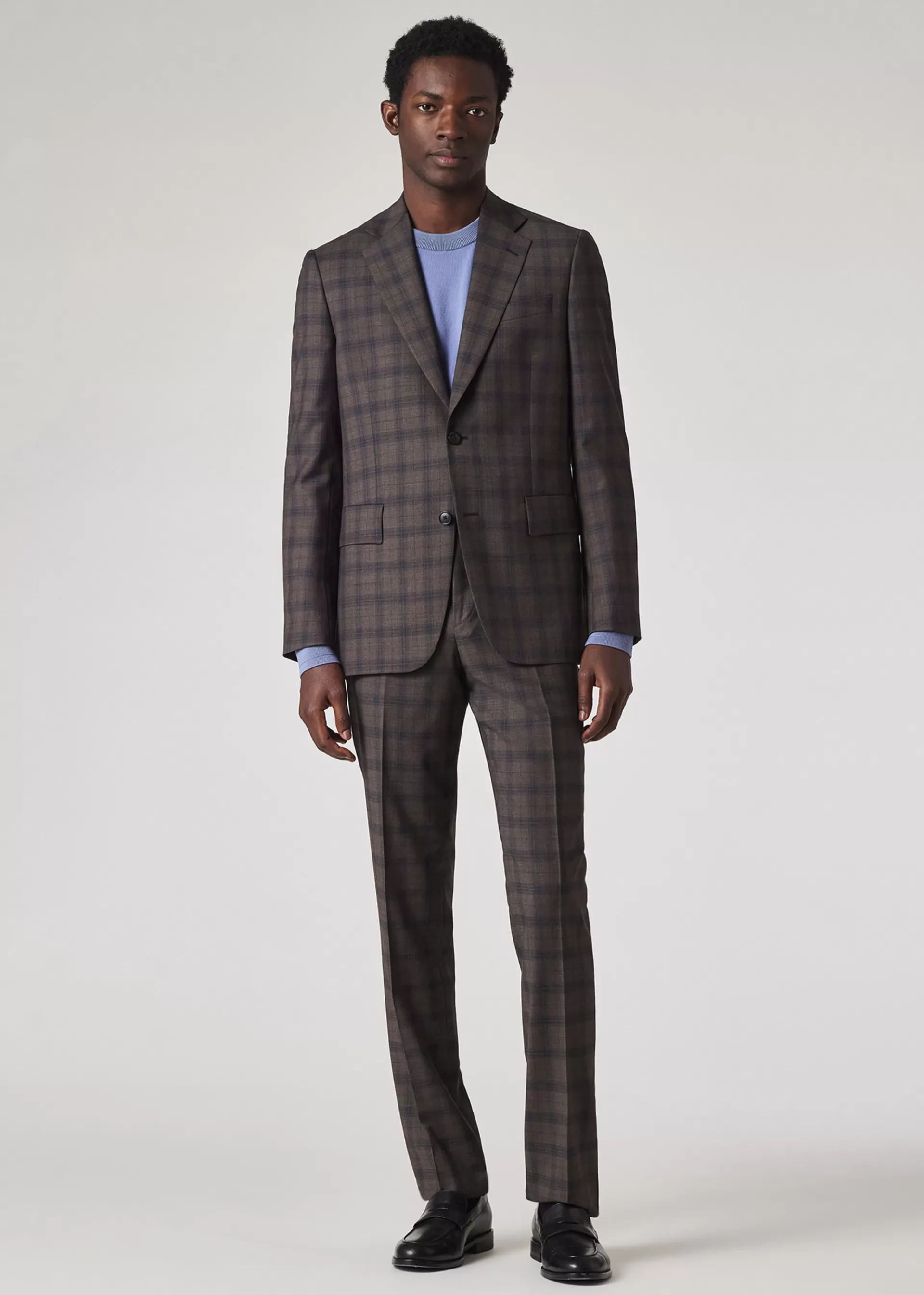 The Brierley - Check Wool Suit>Paul Smith Outlet