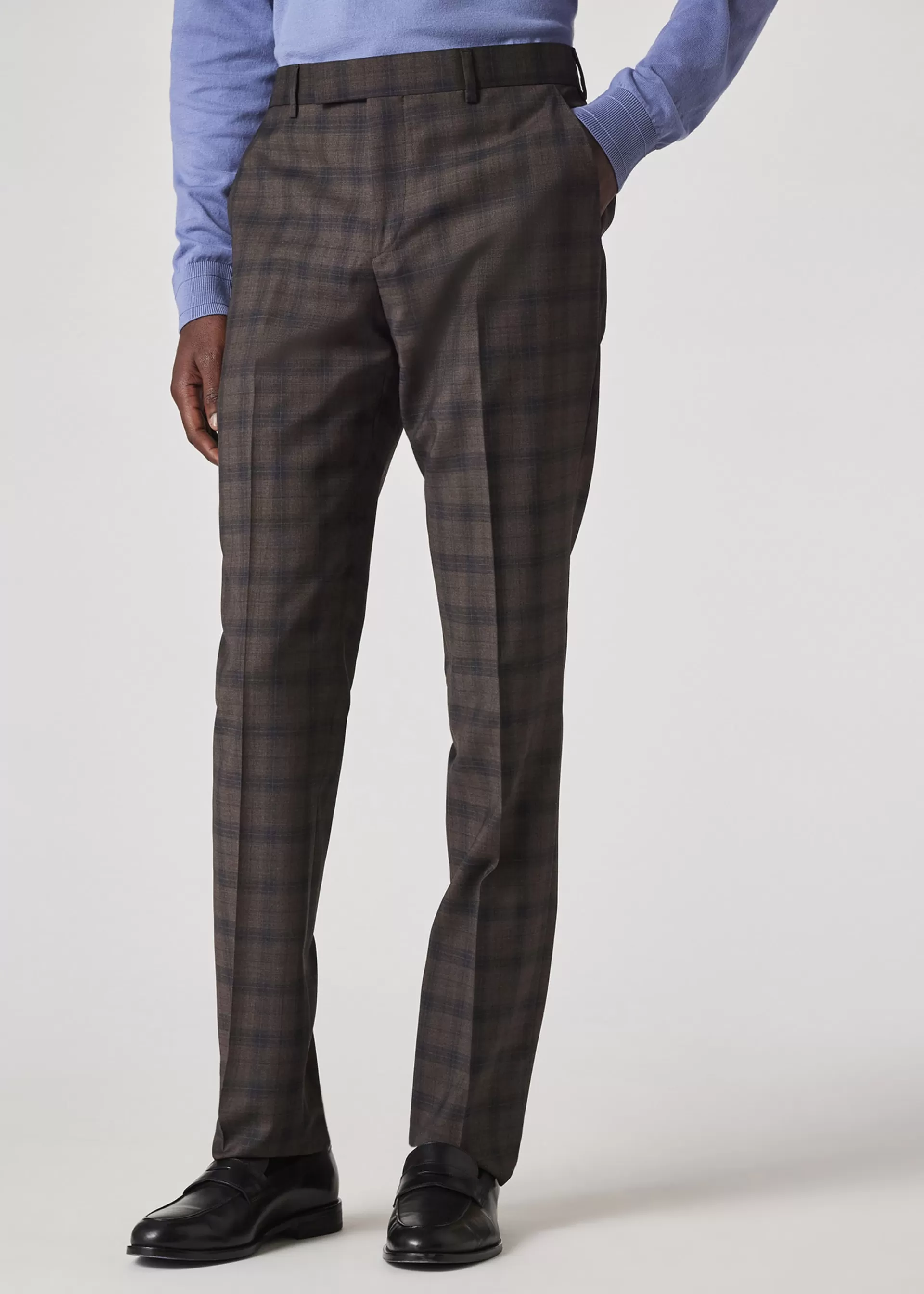 The Brierley - Check Wool Suit>Paul Smith Outlet