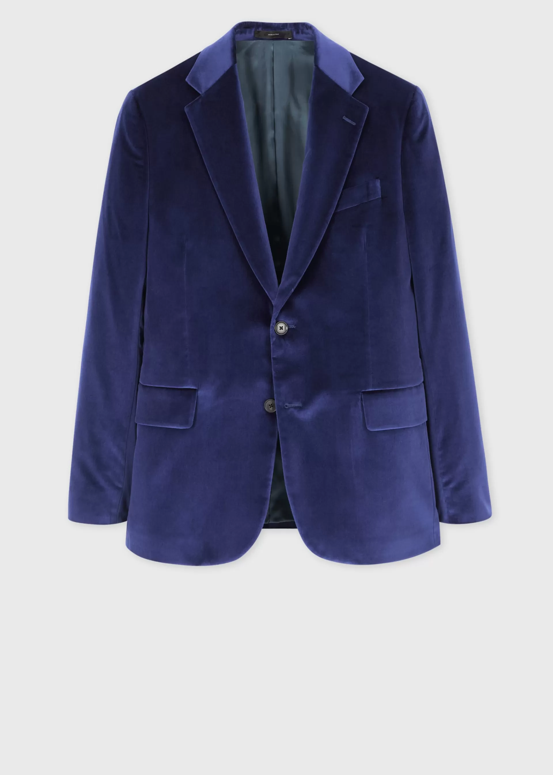 The Brierley - Dark Blue Velvet Blazer>Paul Smith Clearance