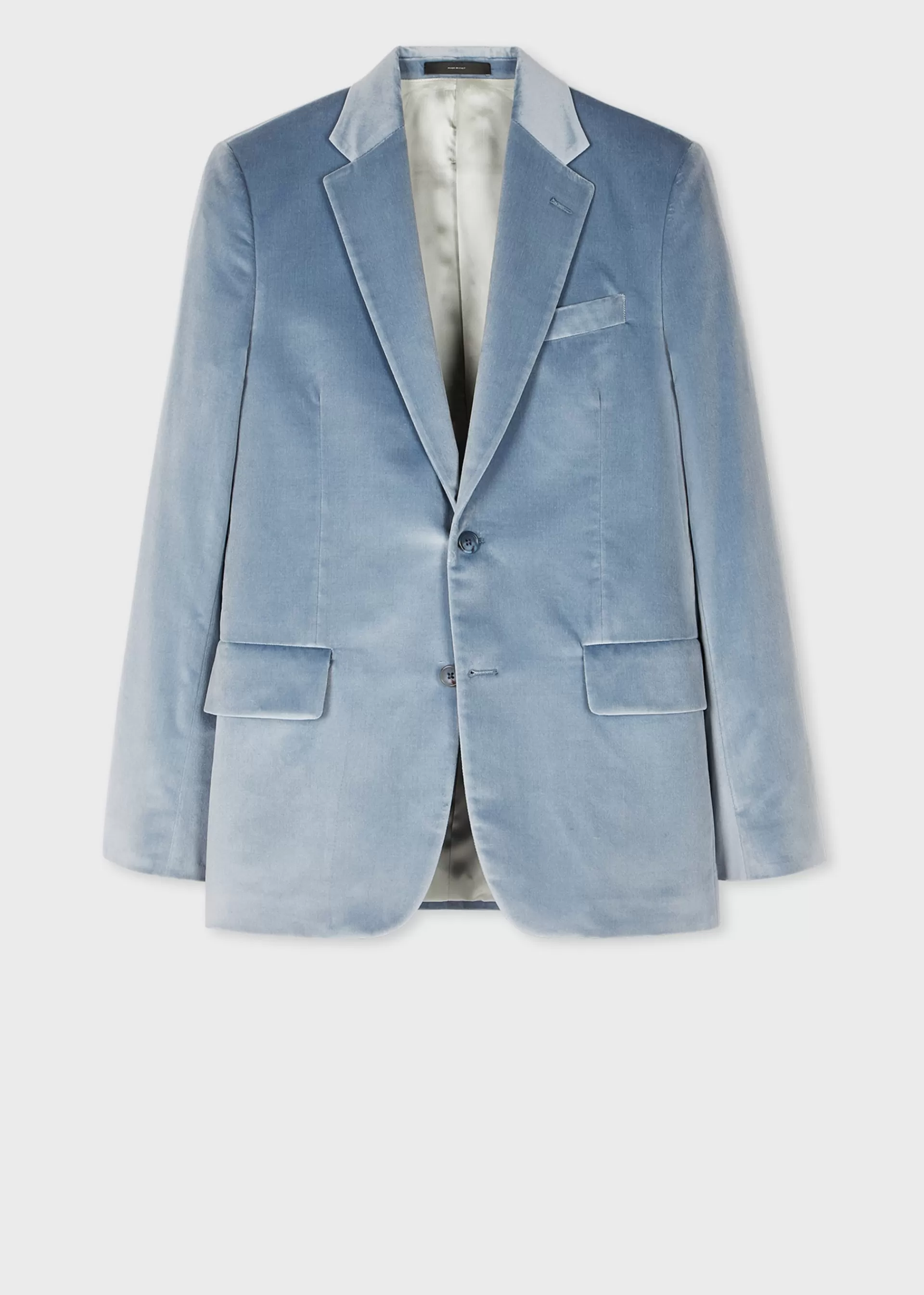 The Brierley - Sky Blue Velvet Blazer>Paul Smith Sale