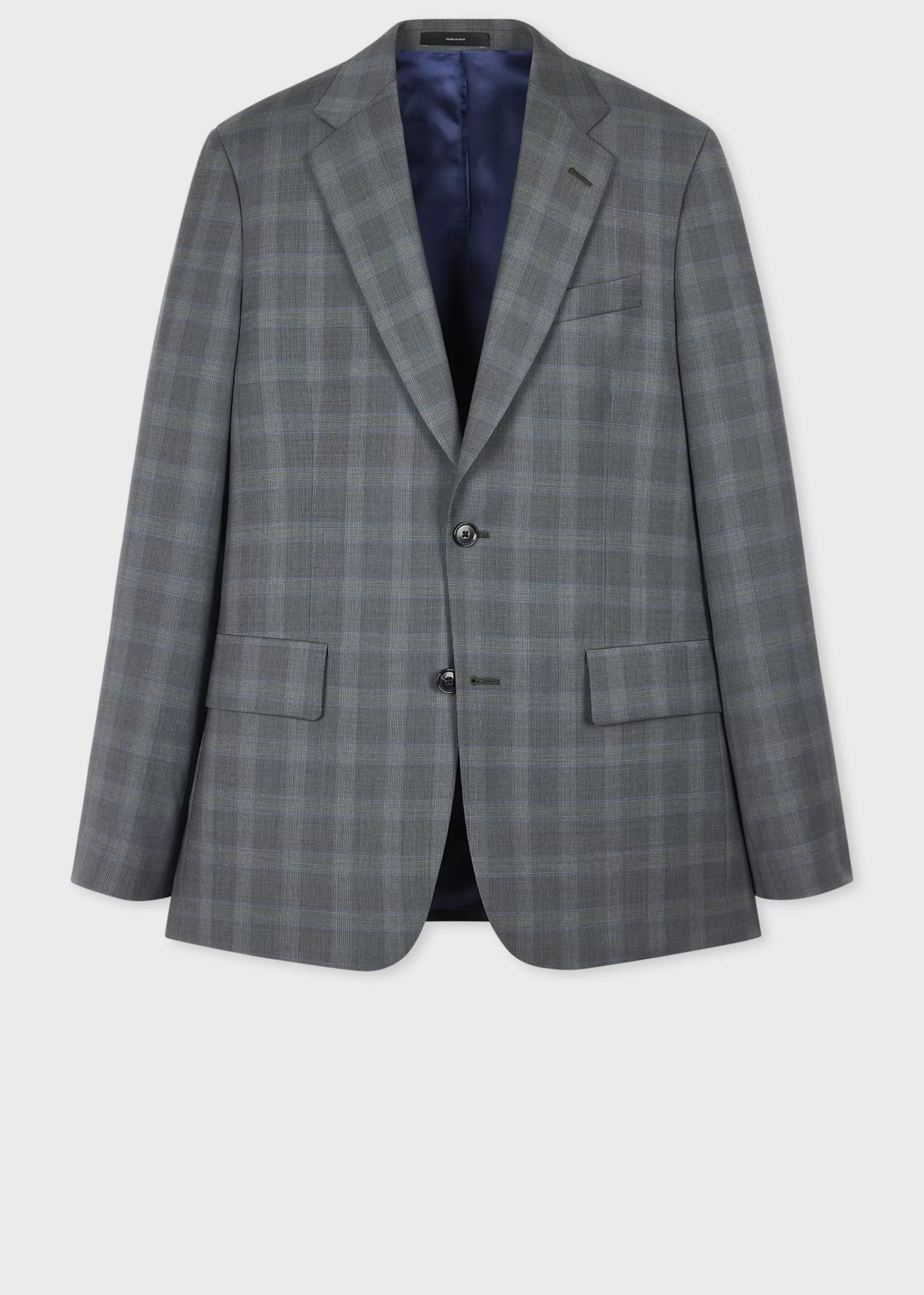 The Brierley - Slate Grey Check Wool Suit>Paul Smith Clearance