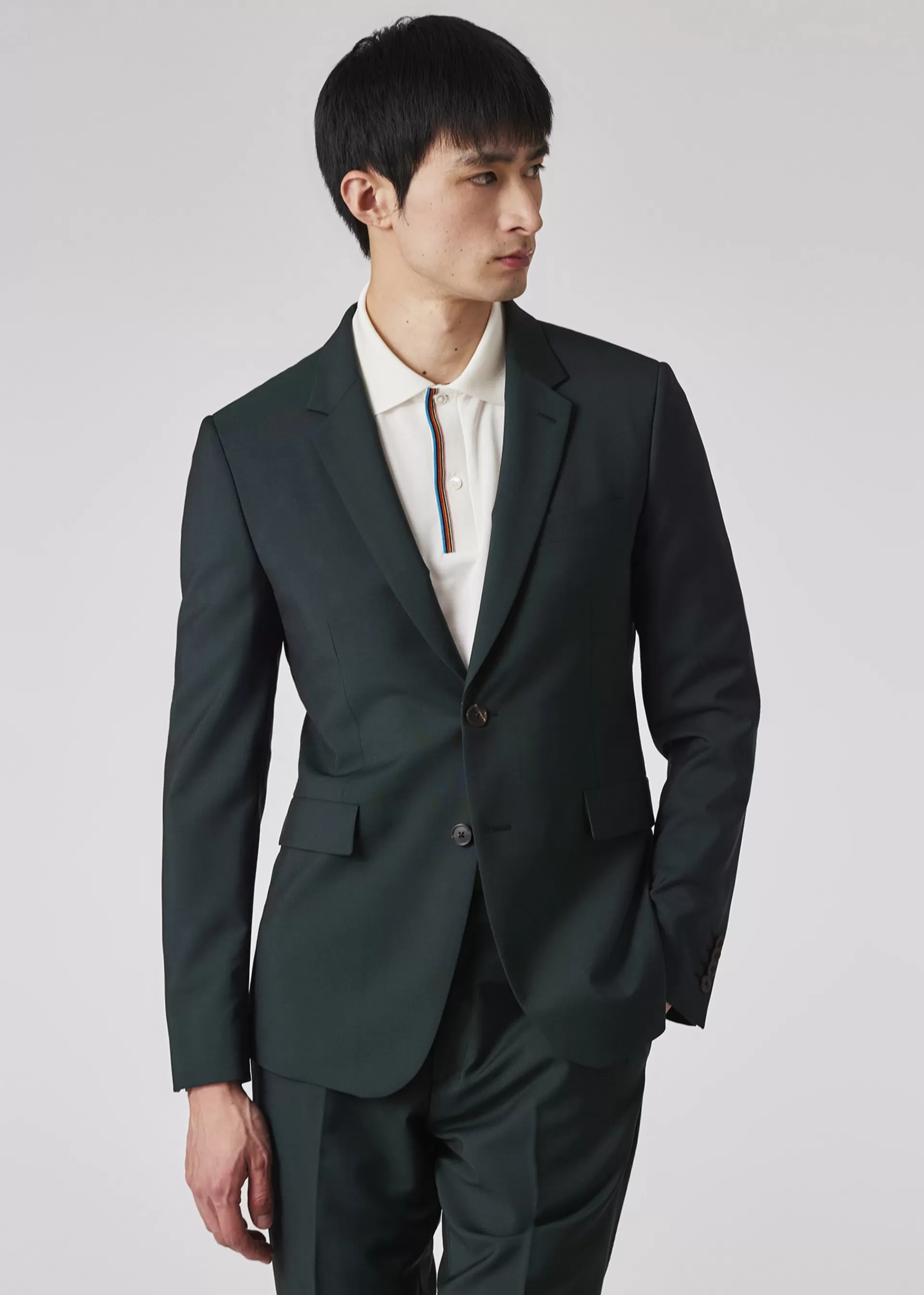 The Kensington - Slim-Fit Forest Green Wool-Mohair Suit>Paul Smith New