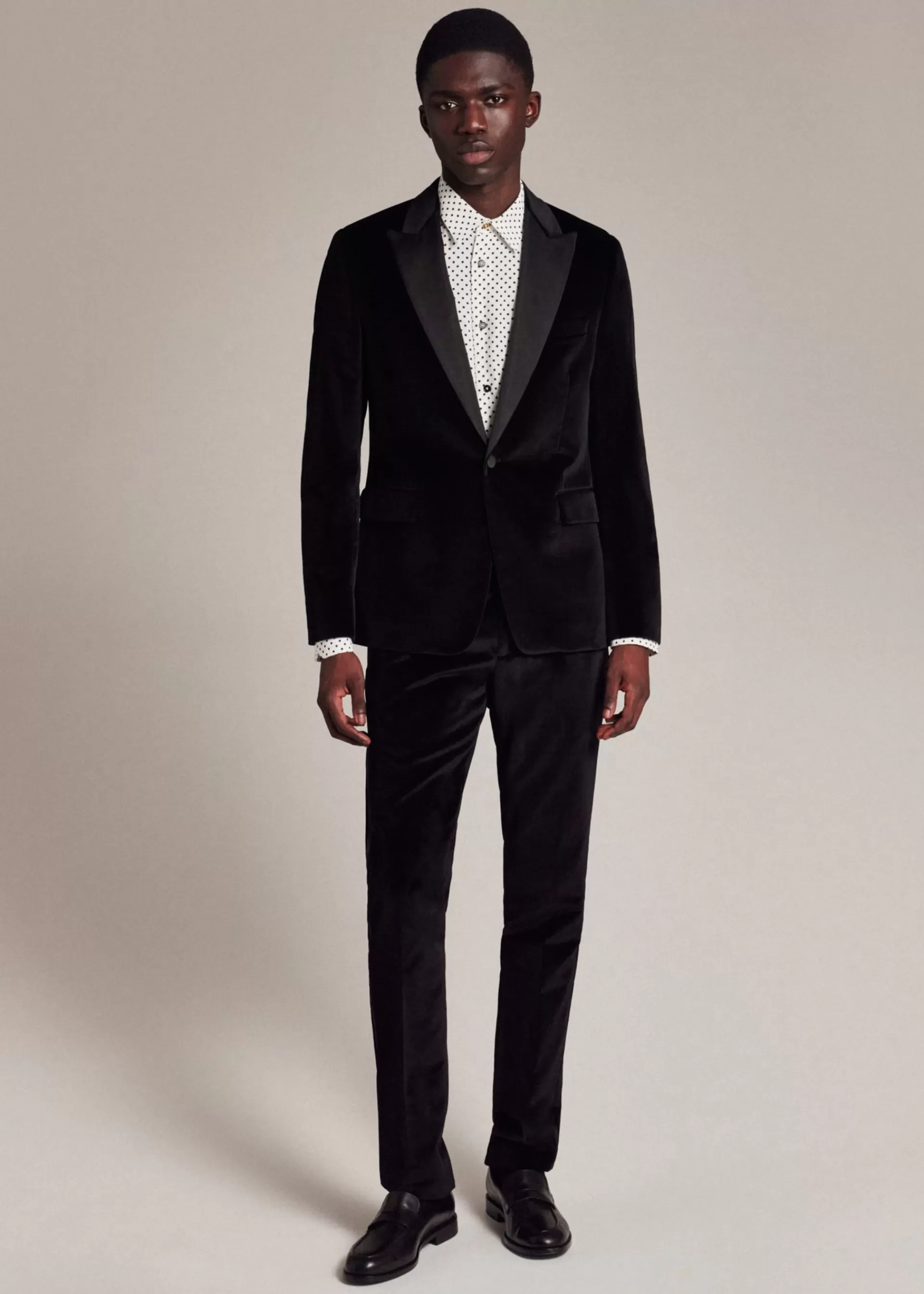The Soho - Tailored-Fit Velvet Evening Suit>Paul Smith Online