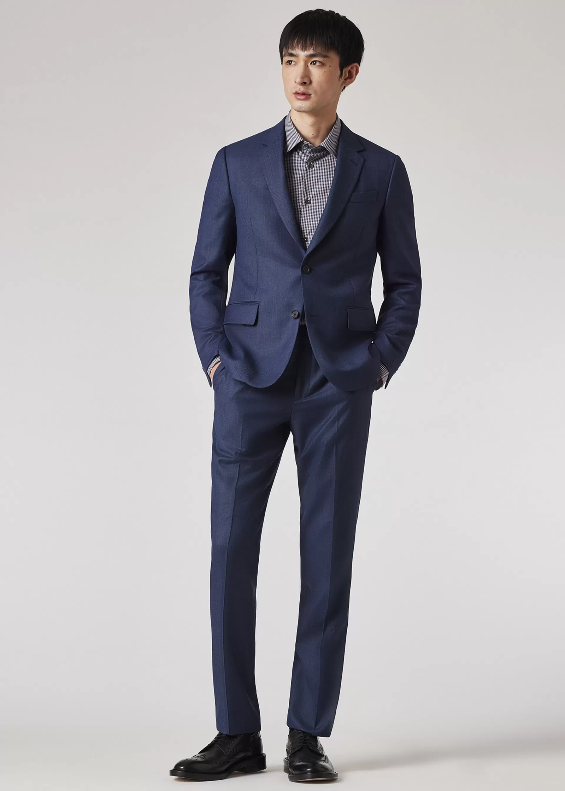 The Soho - Tailored-Fit Birdseye Wool Suit>Paul Smith Shop