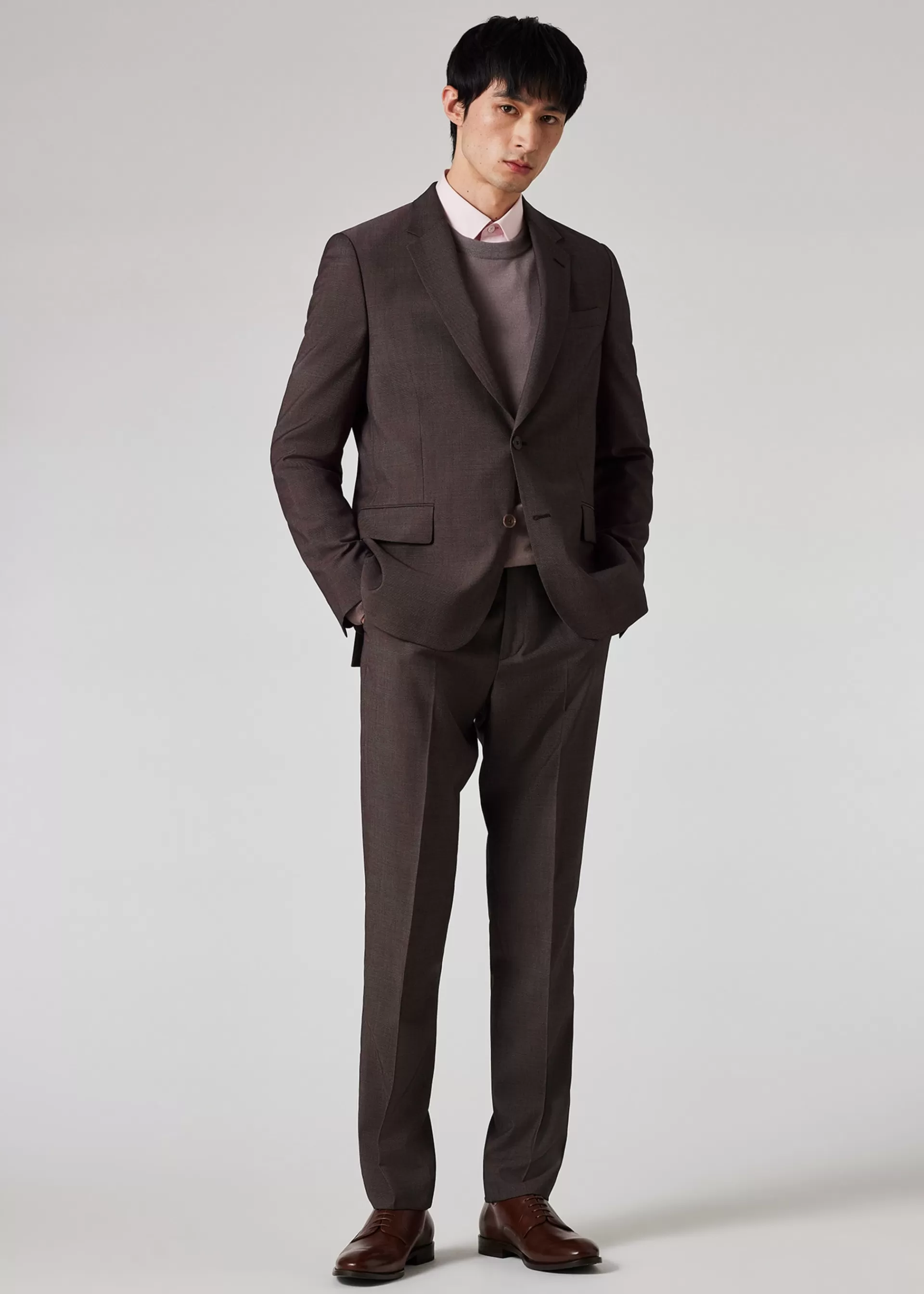 The Soho - Tailored-Fit Textured Wool Suit>Paul Smith Best Sale