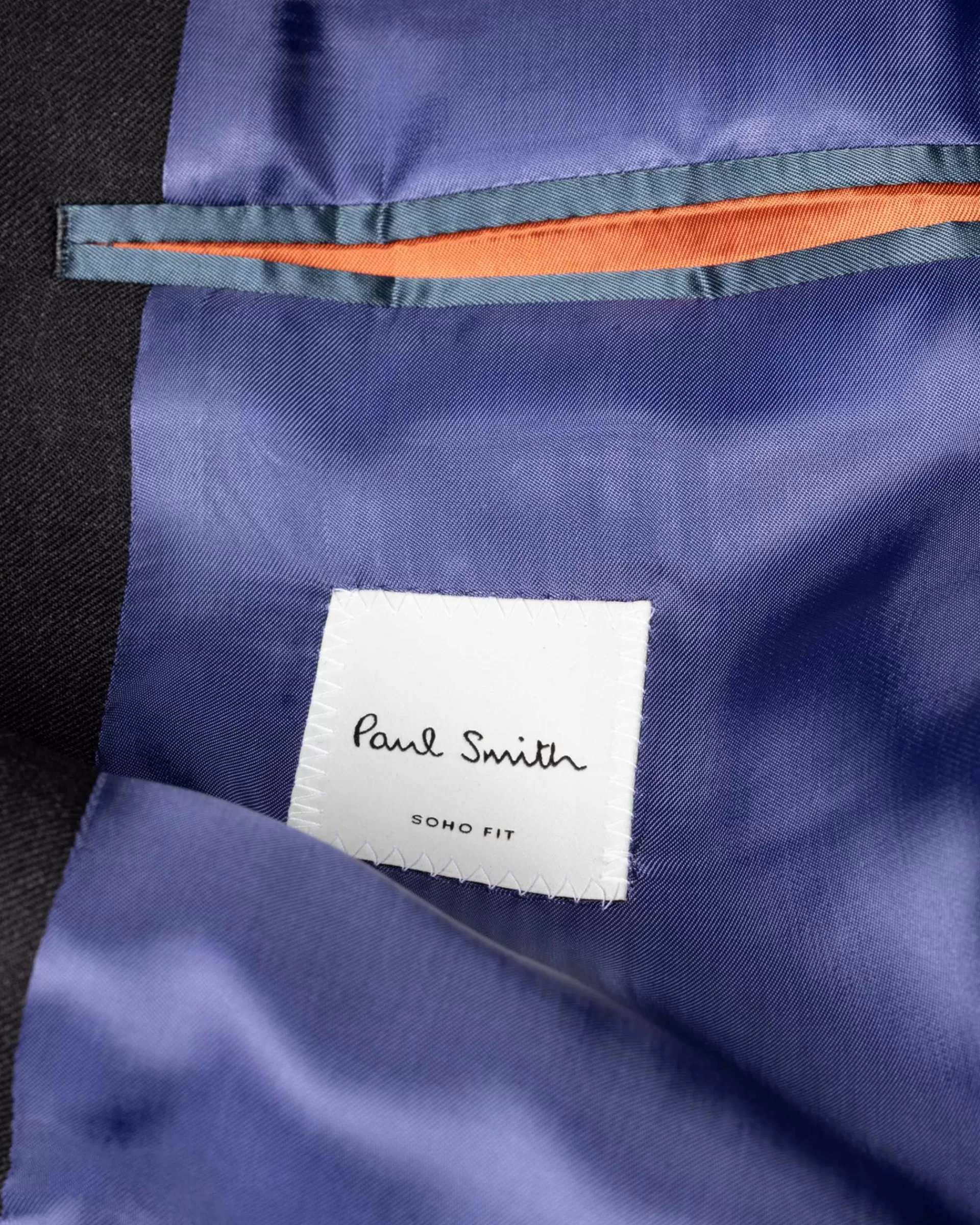 The Soho - Tailored-Fit Charcoal Wool 'A Suit To Travel In'>Paul Smith Store