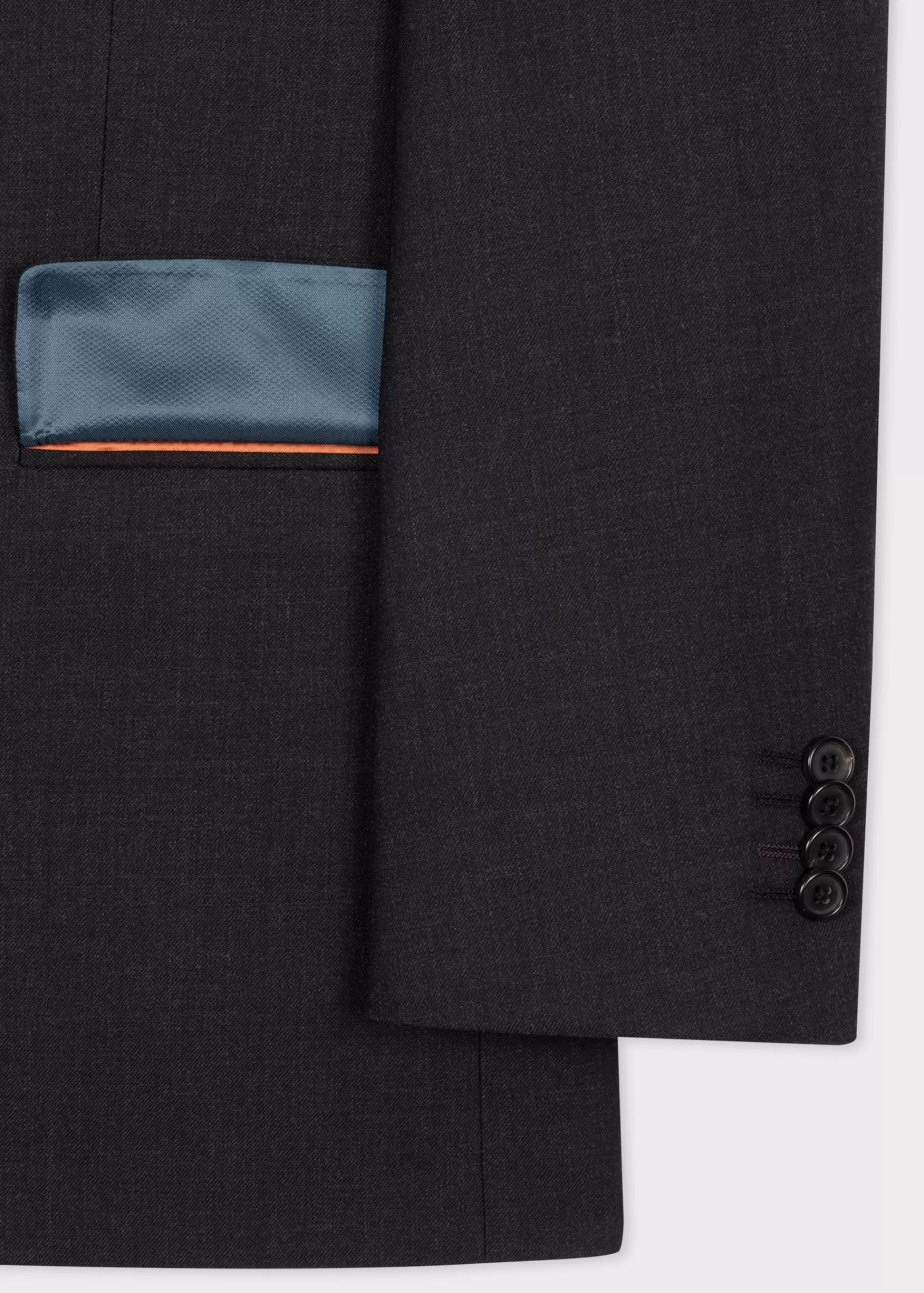 The Soho - Tailored-Fit Charcoal Wool 'A Suit To Travel In'>Paul Smith Store