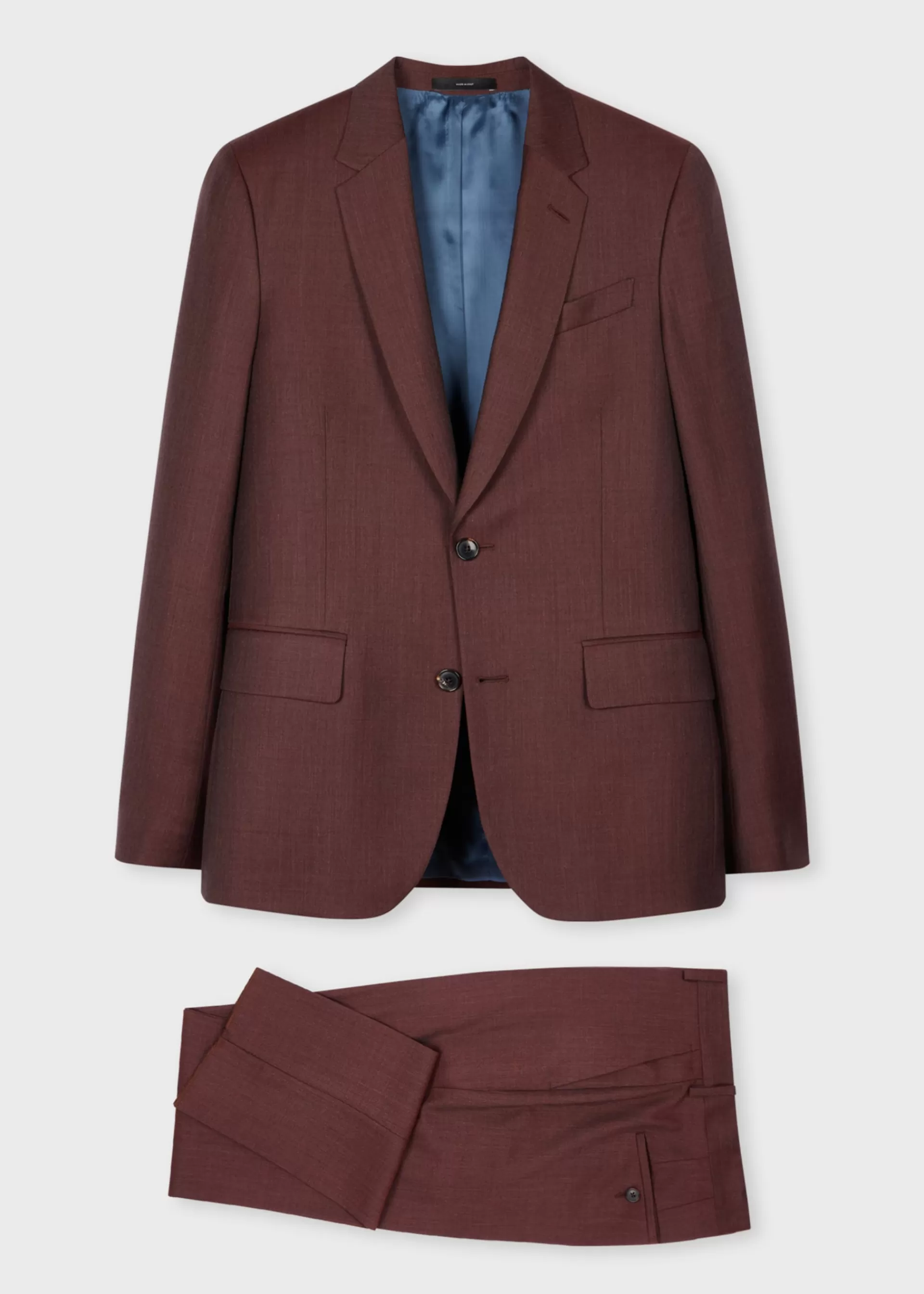 The Soho - Tailored-Fit Wool Sharkskin Suit>Paul Smith Cheap