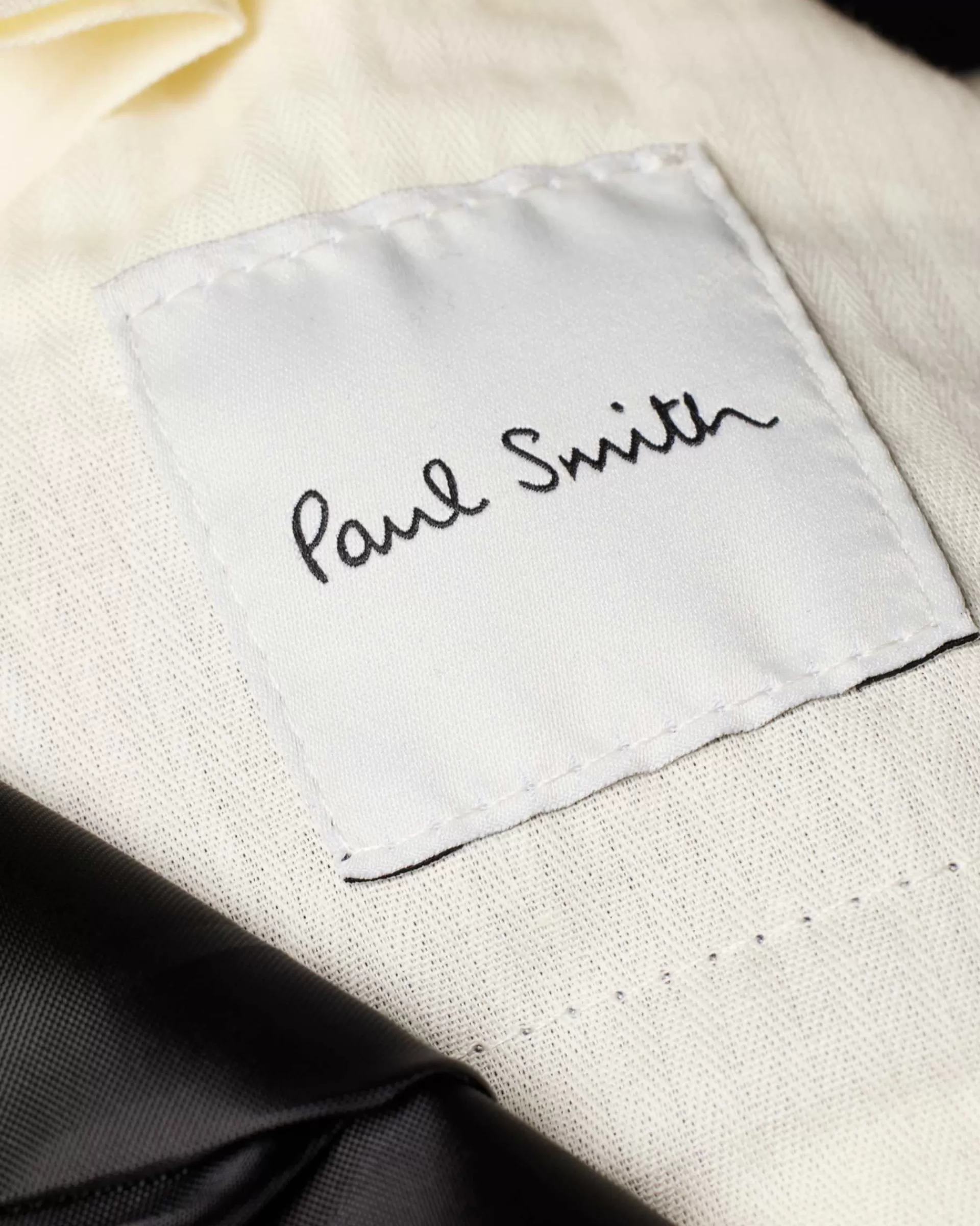 The Soho - Tailored-Fit Dark Blue Check Wool Three-Piece Suit>Paul Smith New