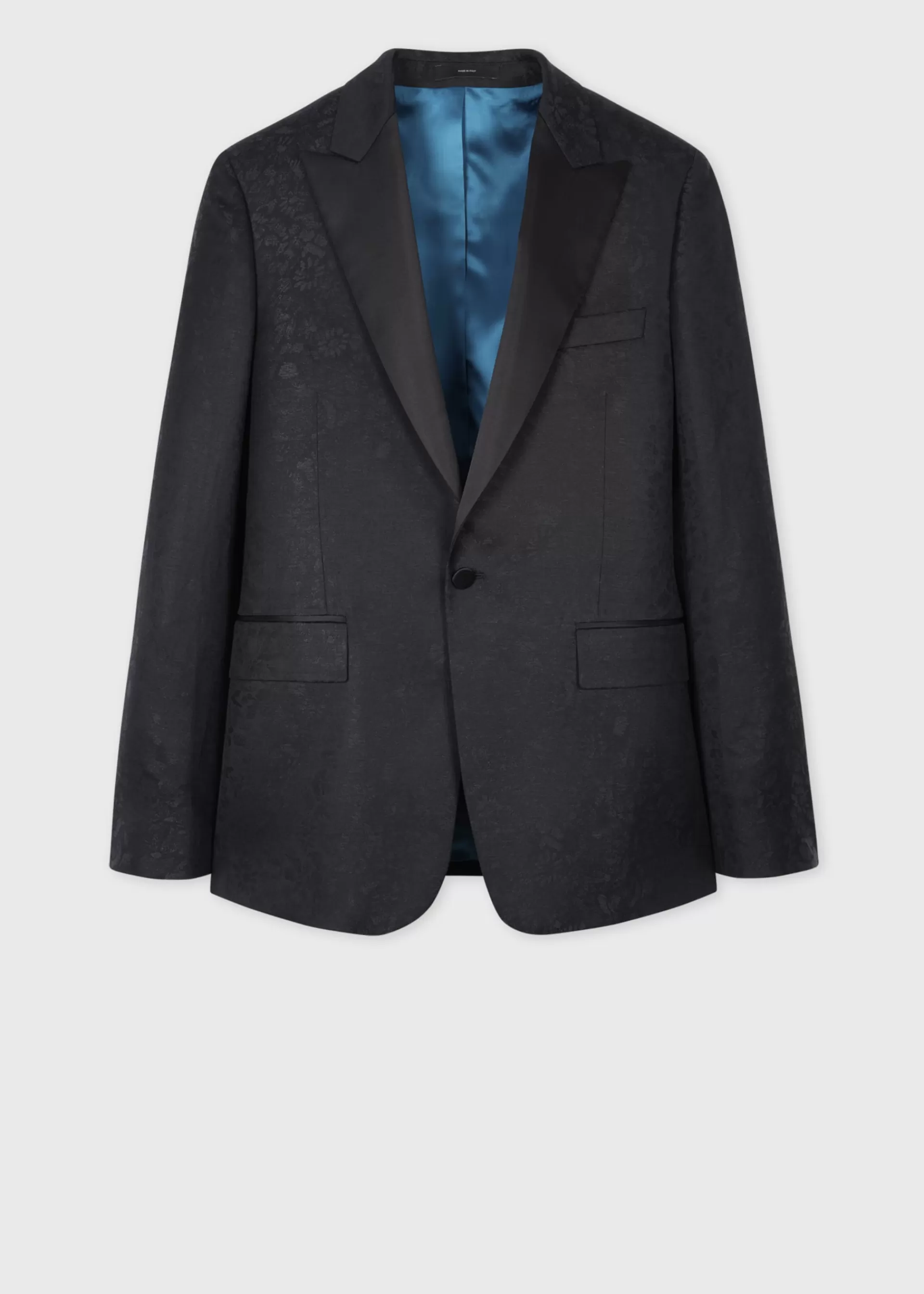 The Soho - Tailored-Fit Floral Jacquard Wool-Linen Evening Blazer>Paul Smith Shop