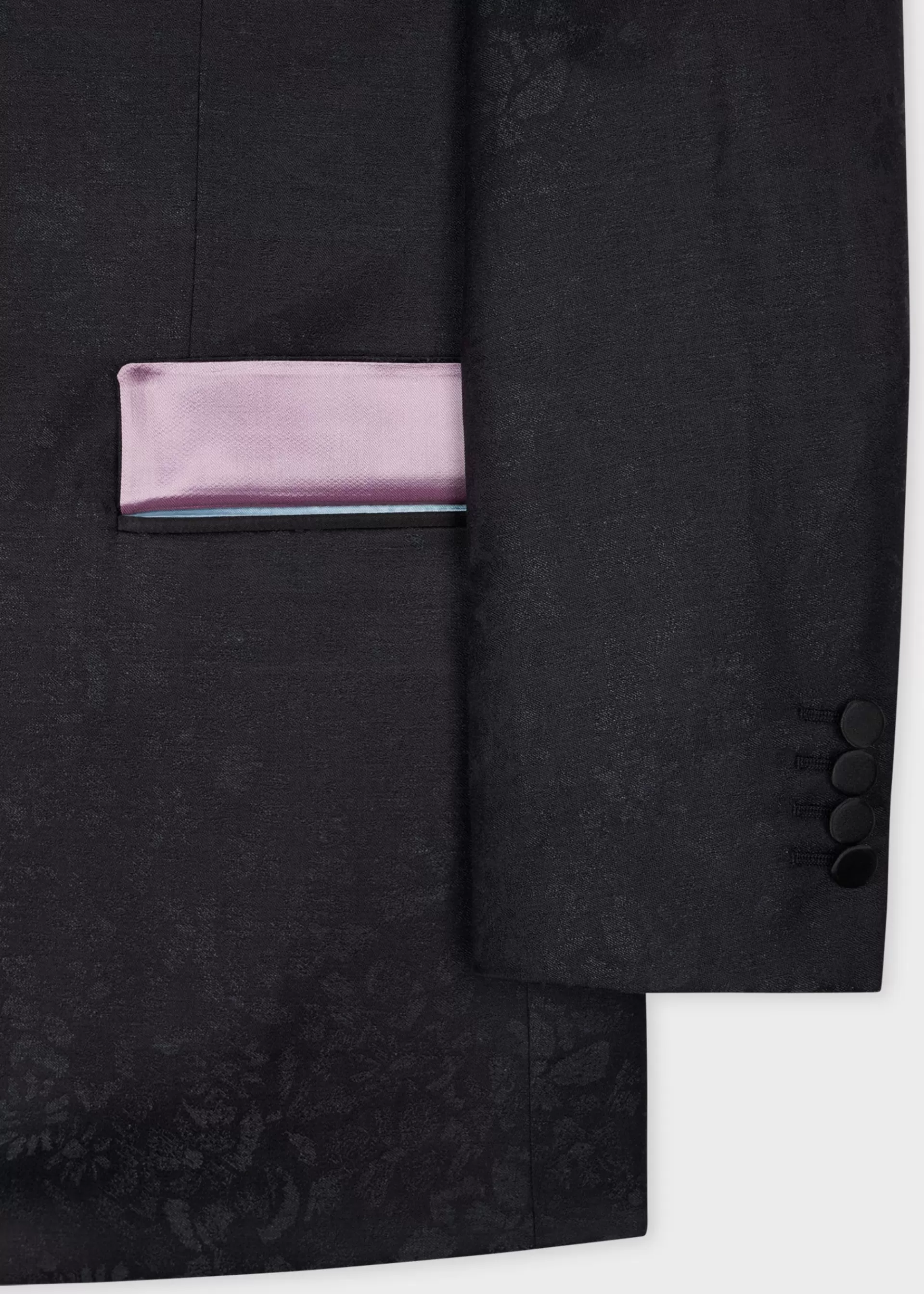 The Soho - Tailored-Fit Floral Jacquard Wool-Linen Evening Blazer>Paul Smith Shop