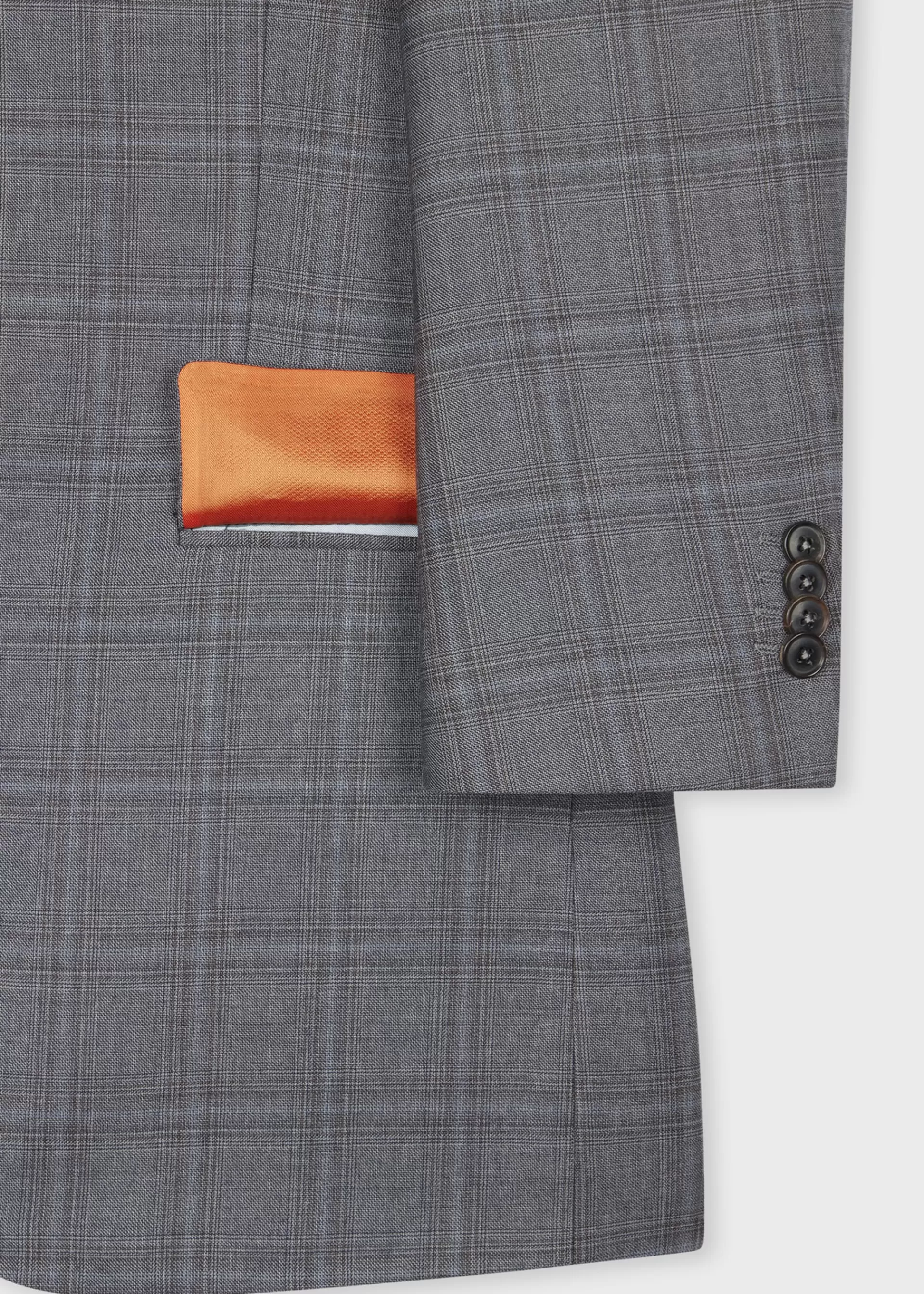 The Soho - Tailored-Fit Superfine Merino Wool Check Three-Piece Suit>Paul Smith Hot