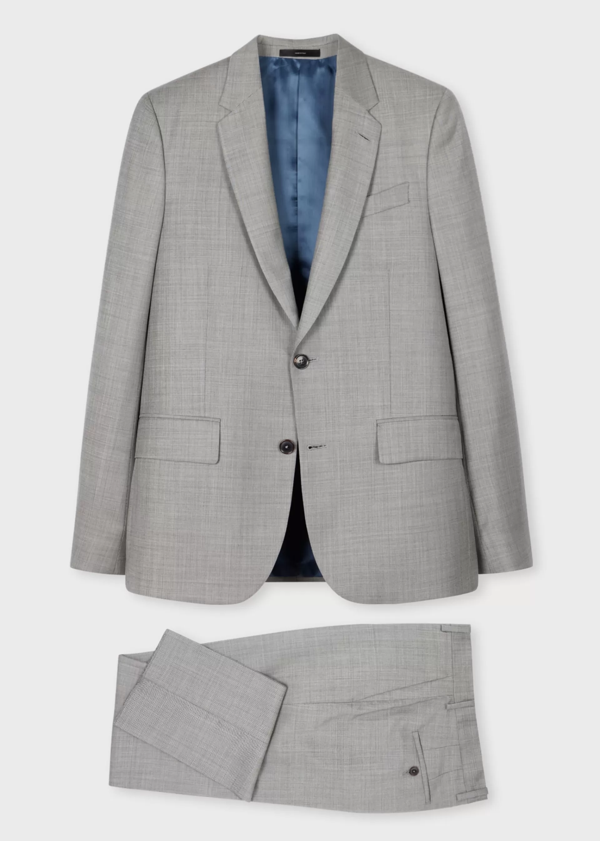 The Soho - Tailored-Fit Wool Sharkskin Suit>Paul Smith Hot