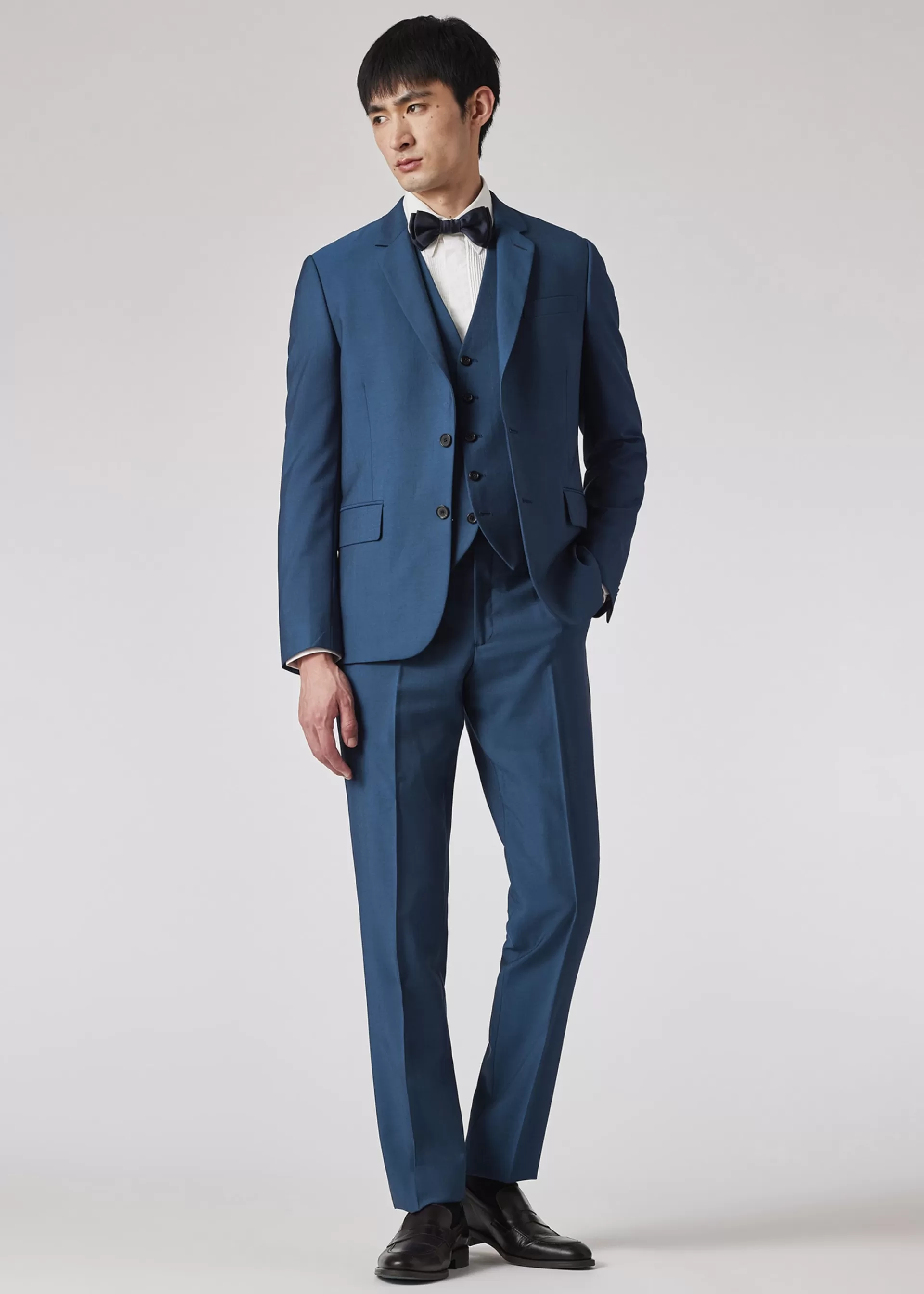 The Soho - Tailored-Fit Wool-Mohair Three-Piece Suit>Paul Smith Fashion