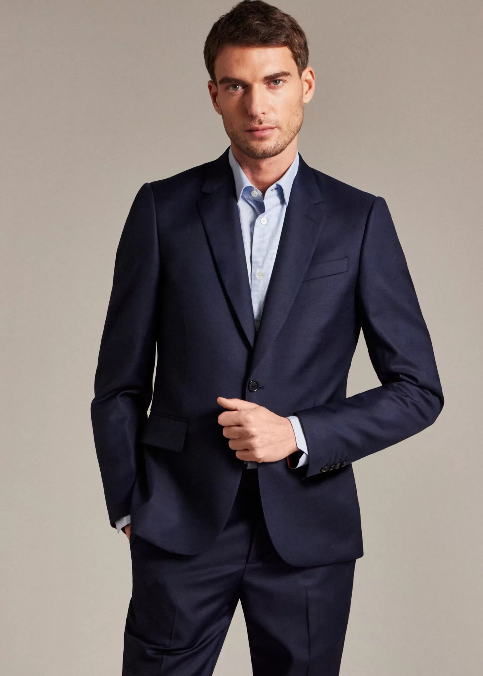 The Soho - Tailored-Fit Sharkskin Suit>Paul Smith Cheap