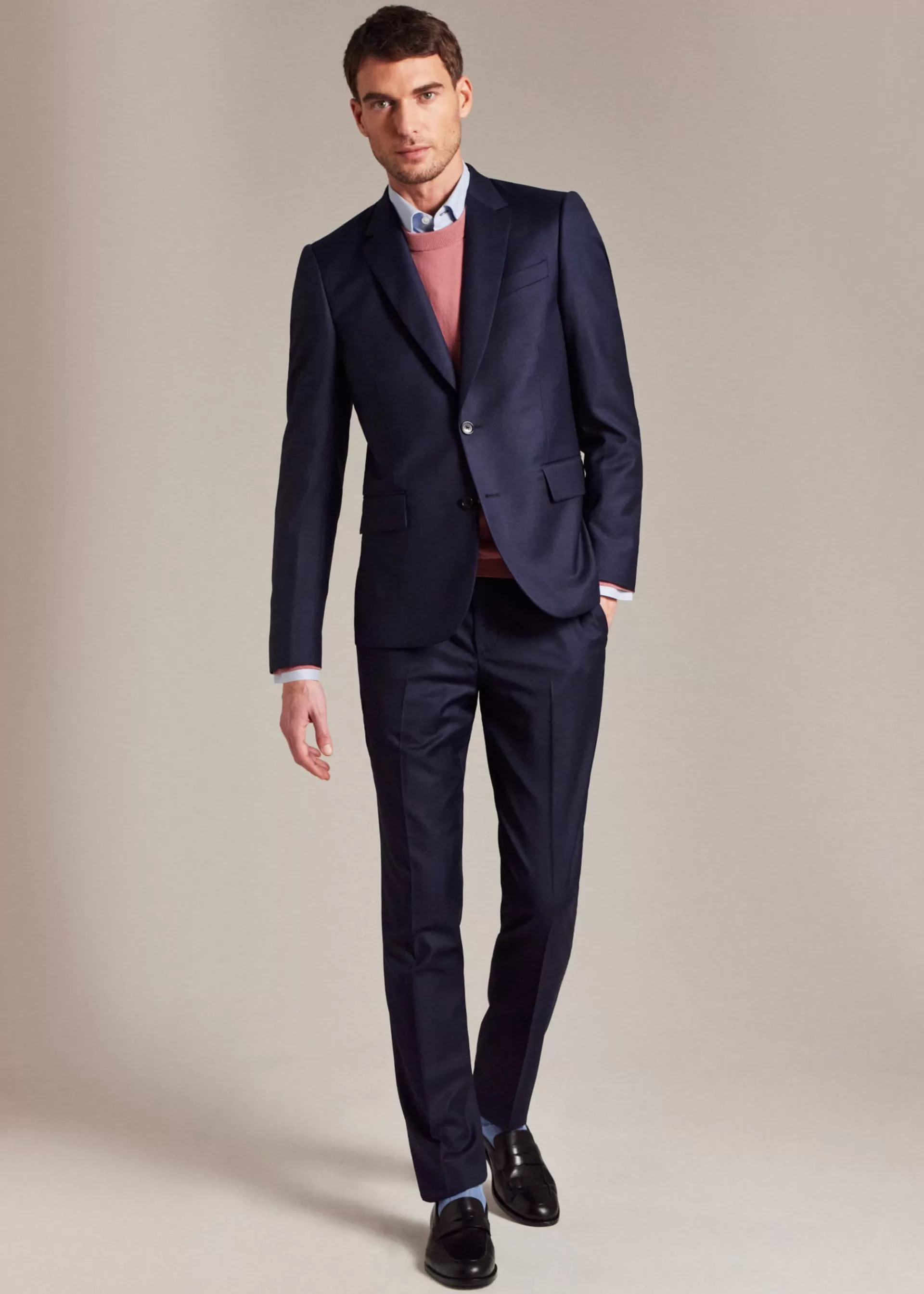 The Soho - Tailored-Fit Sharkskin Suit>Paul Smith Cheap