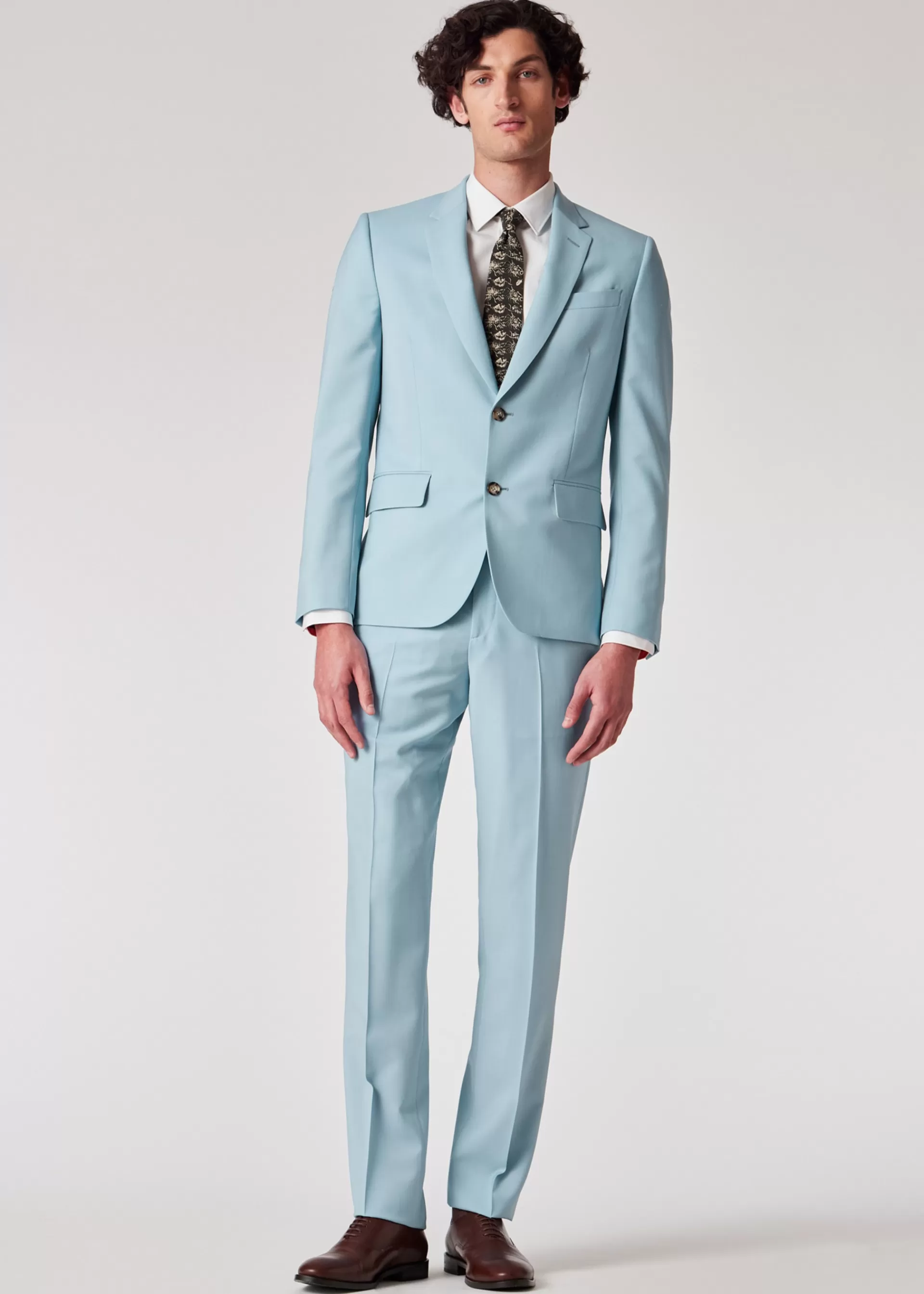 The Soho - Tailored-Fit Pale Blue Wool-Mohair Suit>Paul Smith Sale