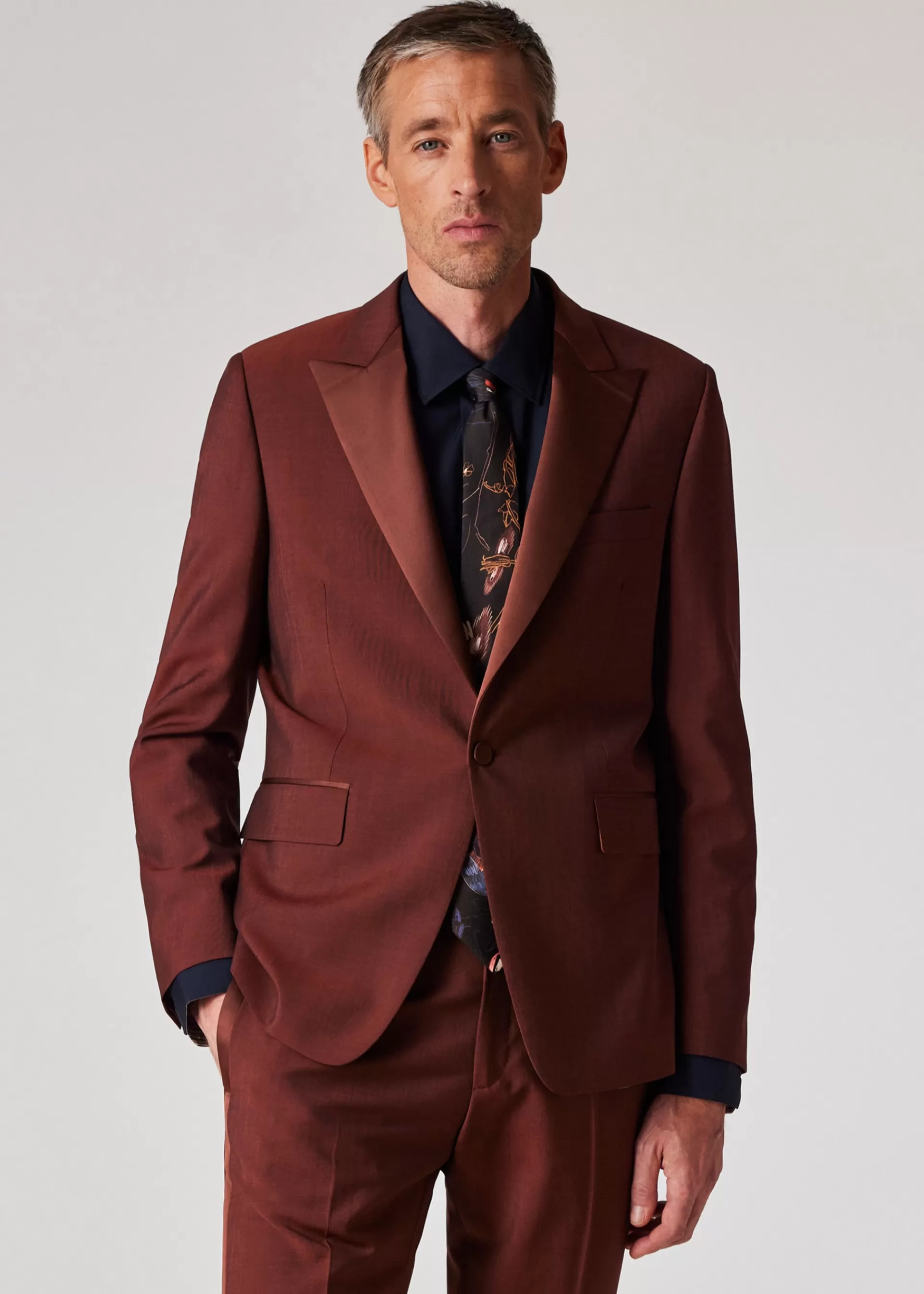 The Soho - Tailored-Fit Wool-Mohair Evening Suit>Paul Smith Sale