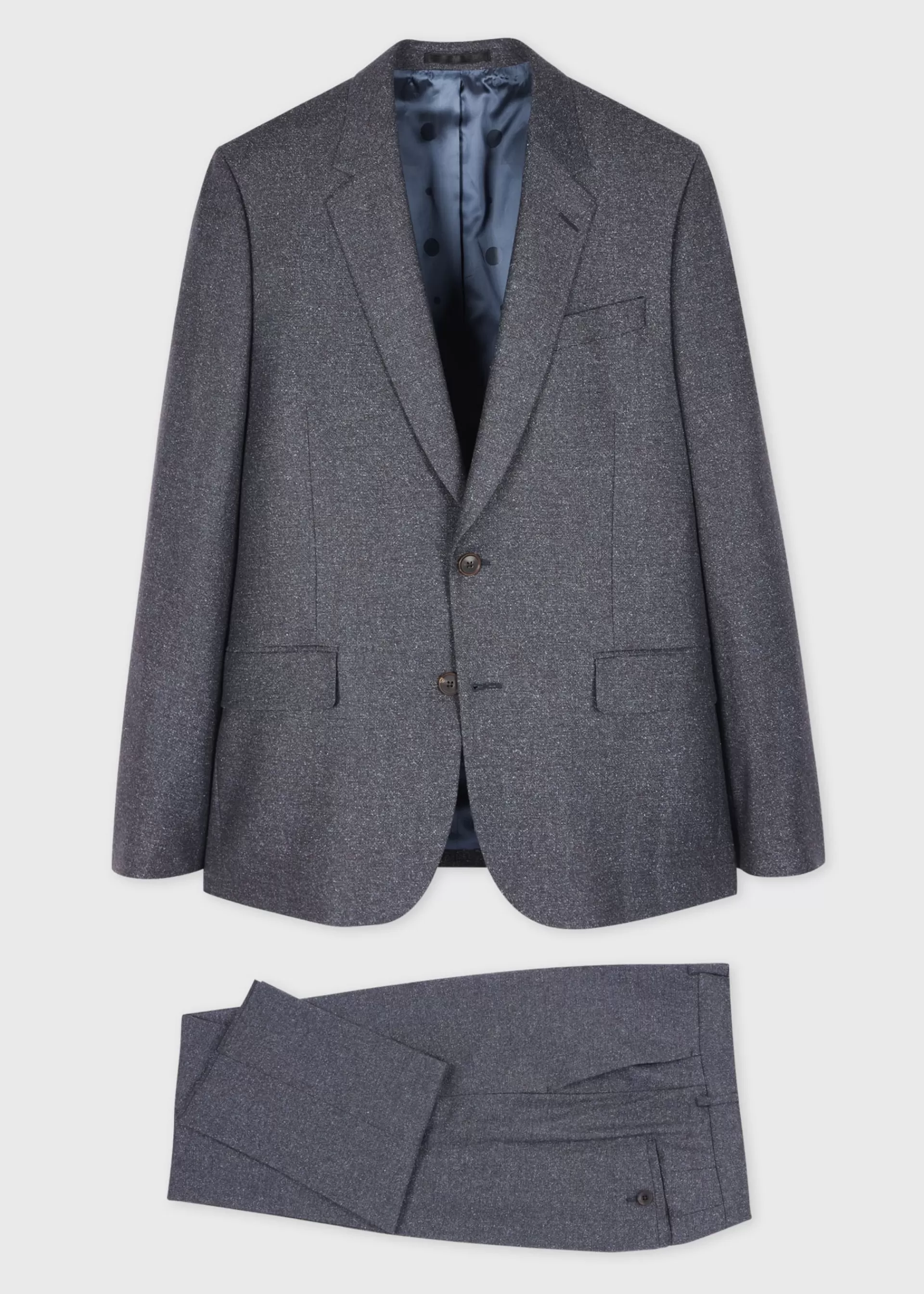 The Soho- Tailored Fit Dark Grey Wool-Blend Suit>Paul Smith Cheap