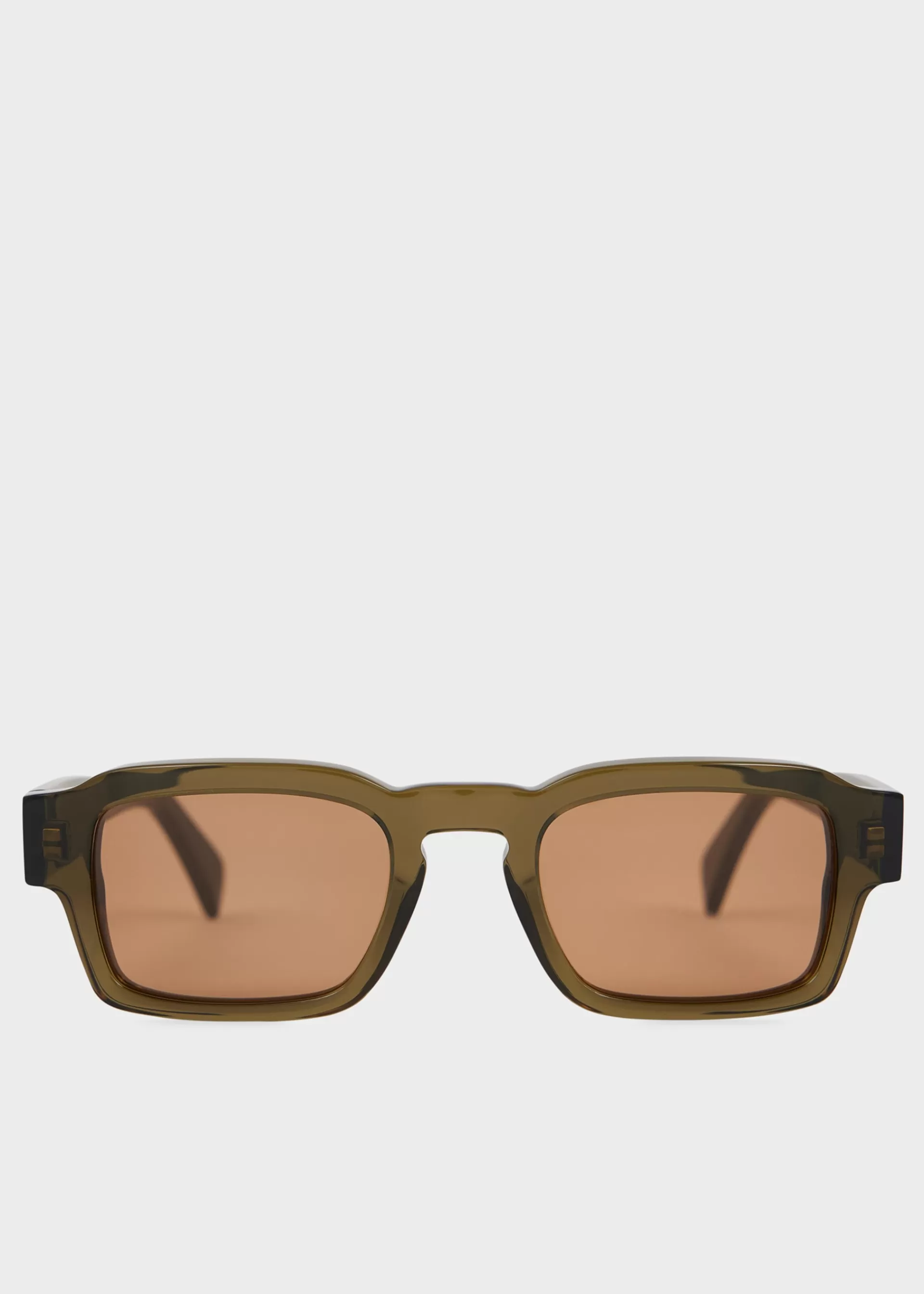 Transparent Khaki 'Latimer' Sunglasses>Paul Smith Store